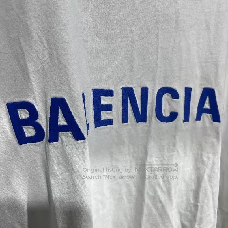 Balenciaga Balenciaga Embroidered Short Sleeve Vest Size US XL / EU 56 / 4 - 4 Thumbnail