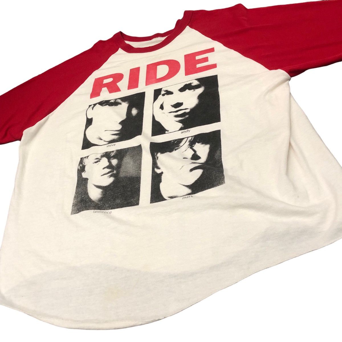 Band Tees Vtg Ride Full Line-Up Members Photoprints Band Tshirt Size US XL / EU 56 / 4 - 4 Thumbnail