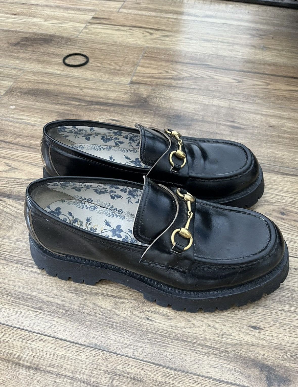 Gucci Gucci black leather horsebit loafers Size US 9.5 / EU 42-43 - 2 Thumbnail
