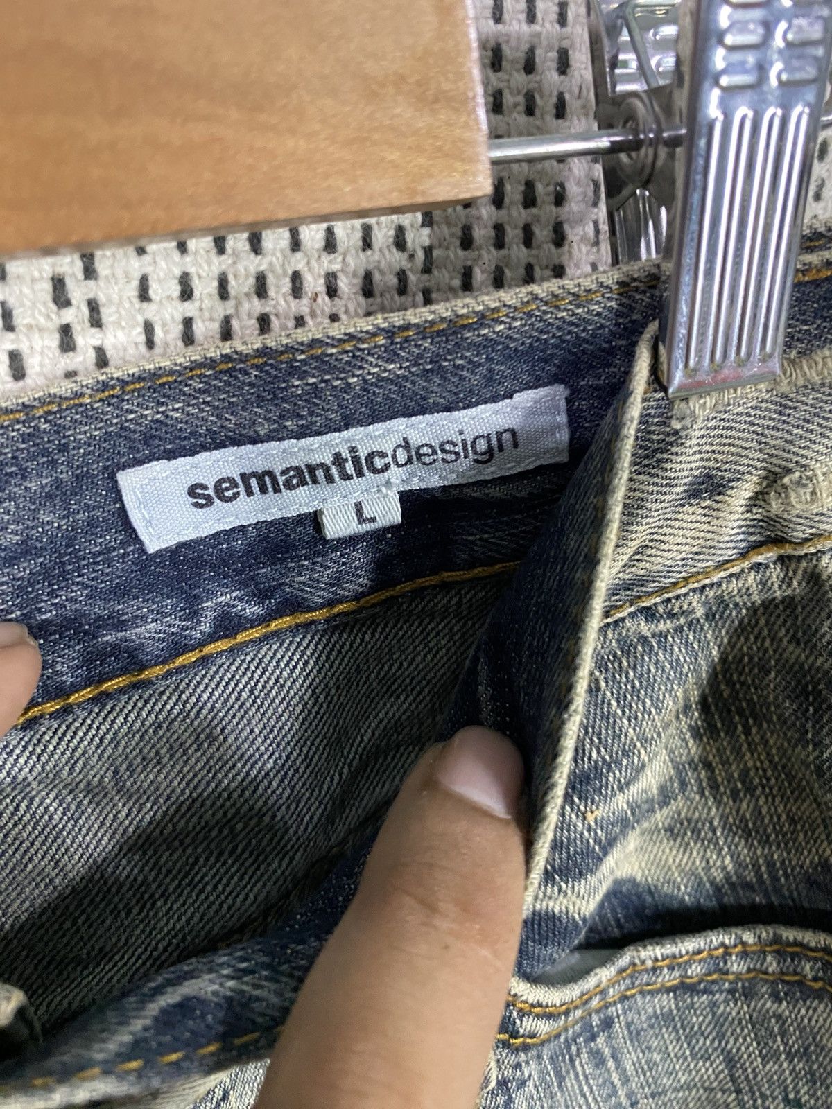 semanticdesign Semantic design flared denim destroyed very rare Size US 33 - 8 Thumbnail