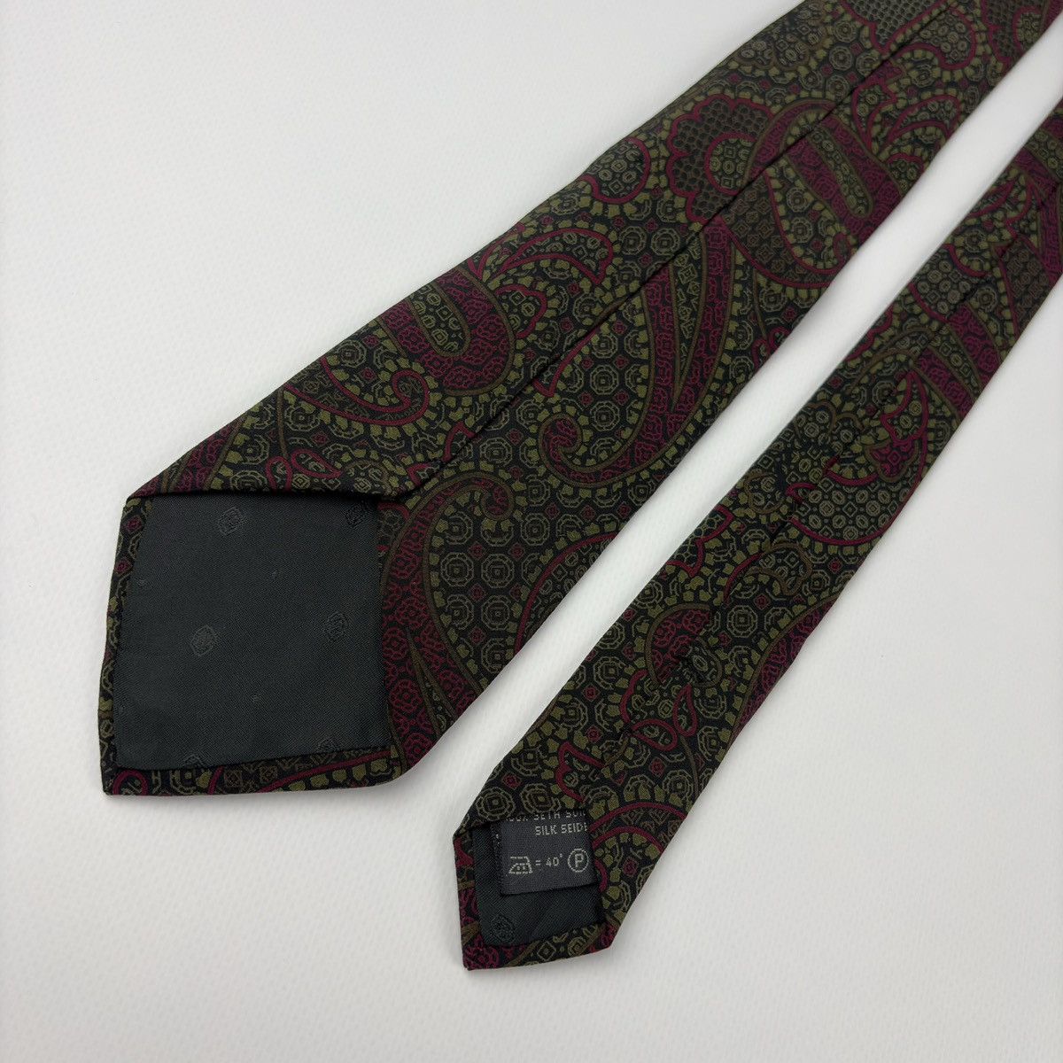 Ermenegildo Zegna Ermenegildo Zegna Abstraction Silk Tie Size ONE SIZE - 3 Thumbnail