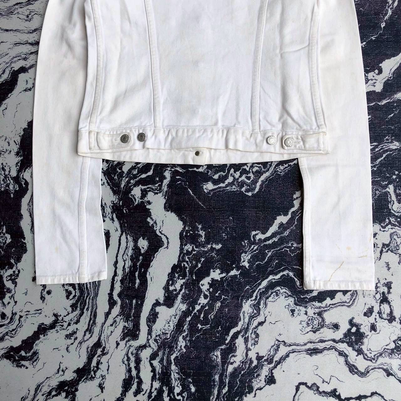 Helmut Lang Vintage Helmut Lang 1998 Denim Over sleeve Jacket Size S / US 4 / IT 40 - 6 Thumbnail