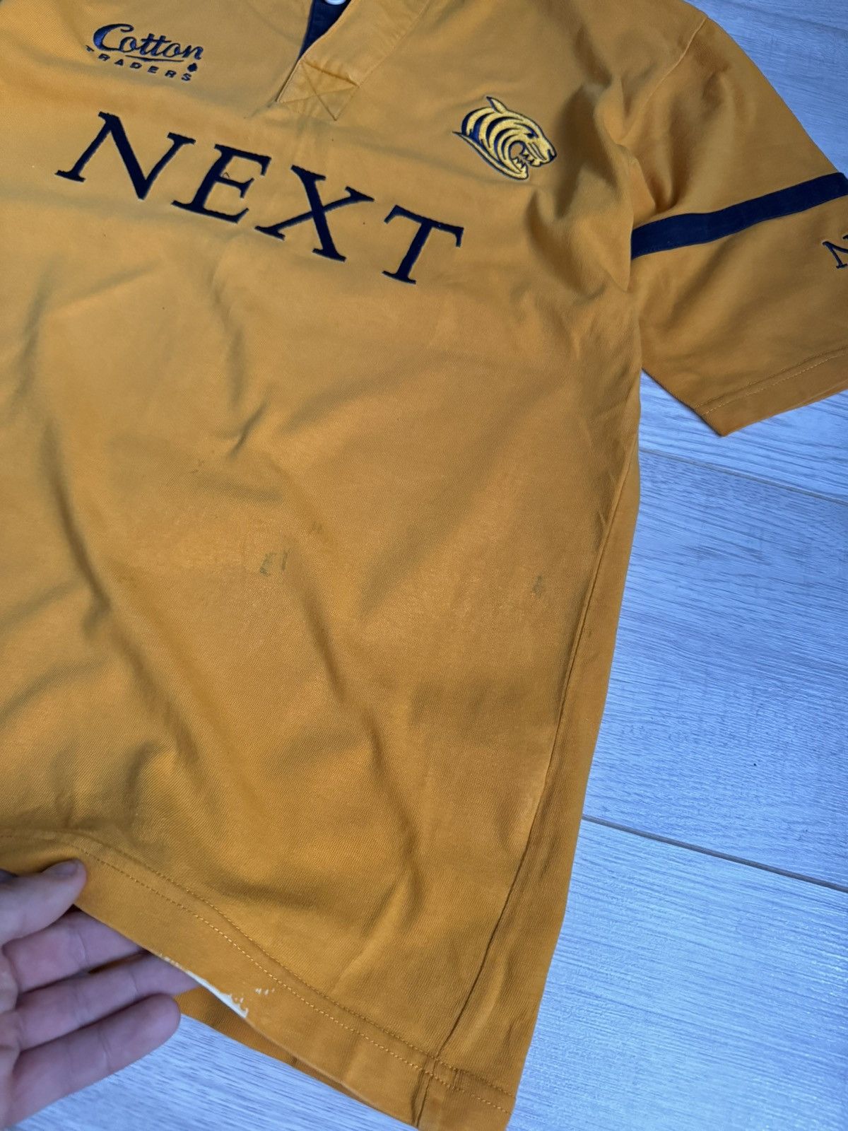 Cotton Traders × Vintage Leicester Tigers Rugby Away Shirt 1998 1999 Cotton Traders Size US S / EU 44-46 / 1 - 2 Thumbnail