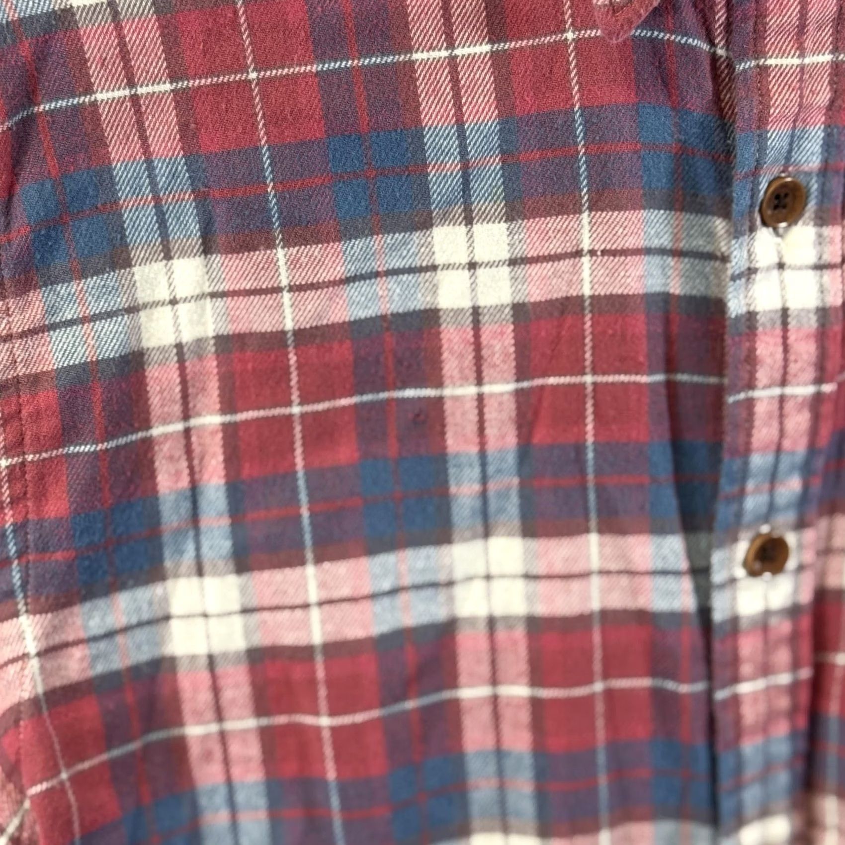 Faherty Faherty Brand Shirt Mens Medium Red Blue Plaid Button-Down Long Sleeve Casual Size US M / EU 48-50 / 2 - 3 Thumbnail
