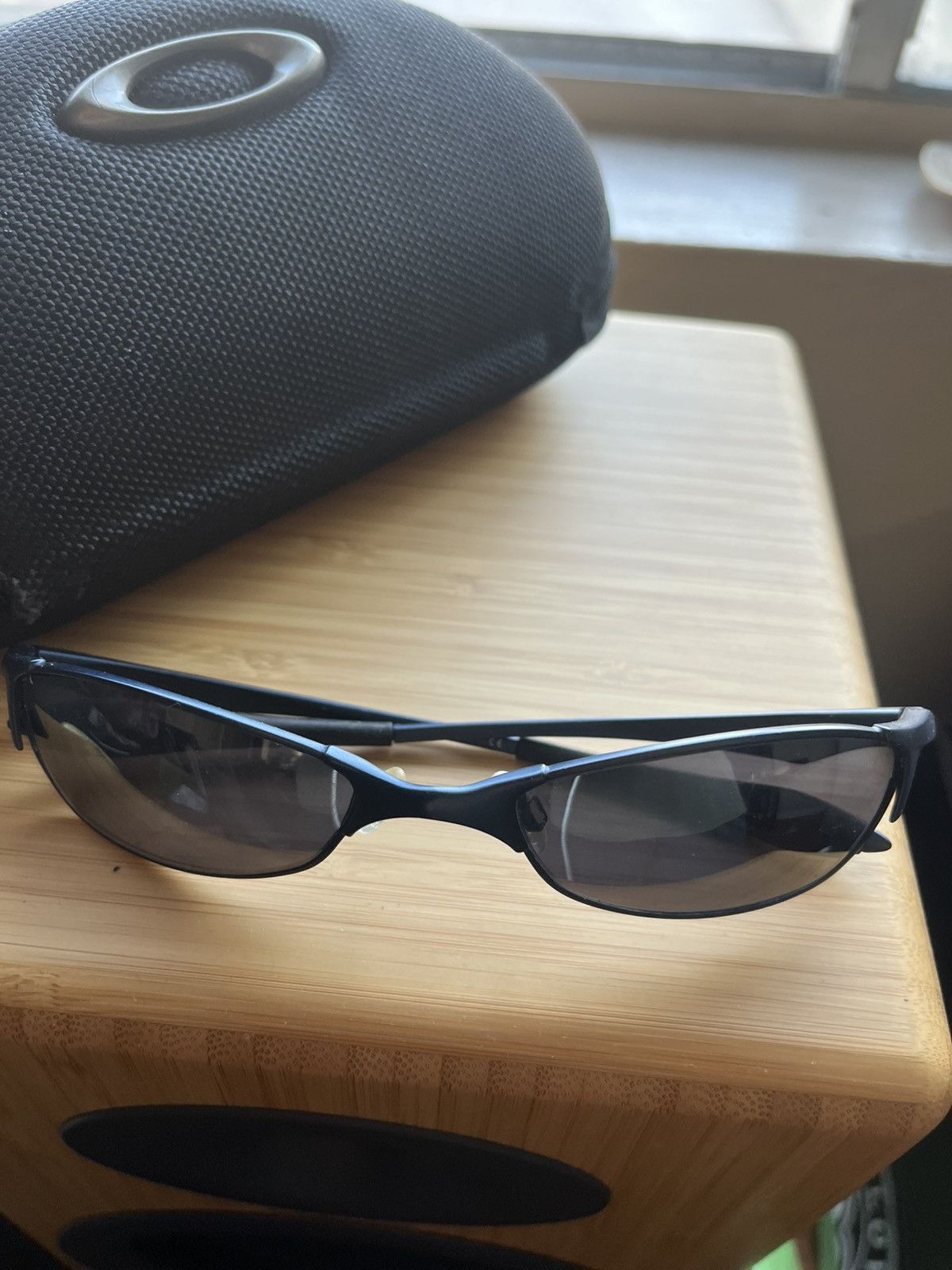 Oakley Metal frame blue Oakley glass black lens Size ONE SIZE - 4 Thumbnail