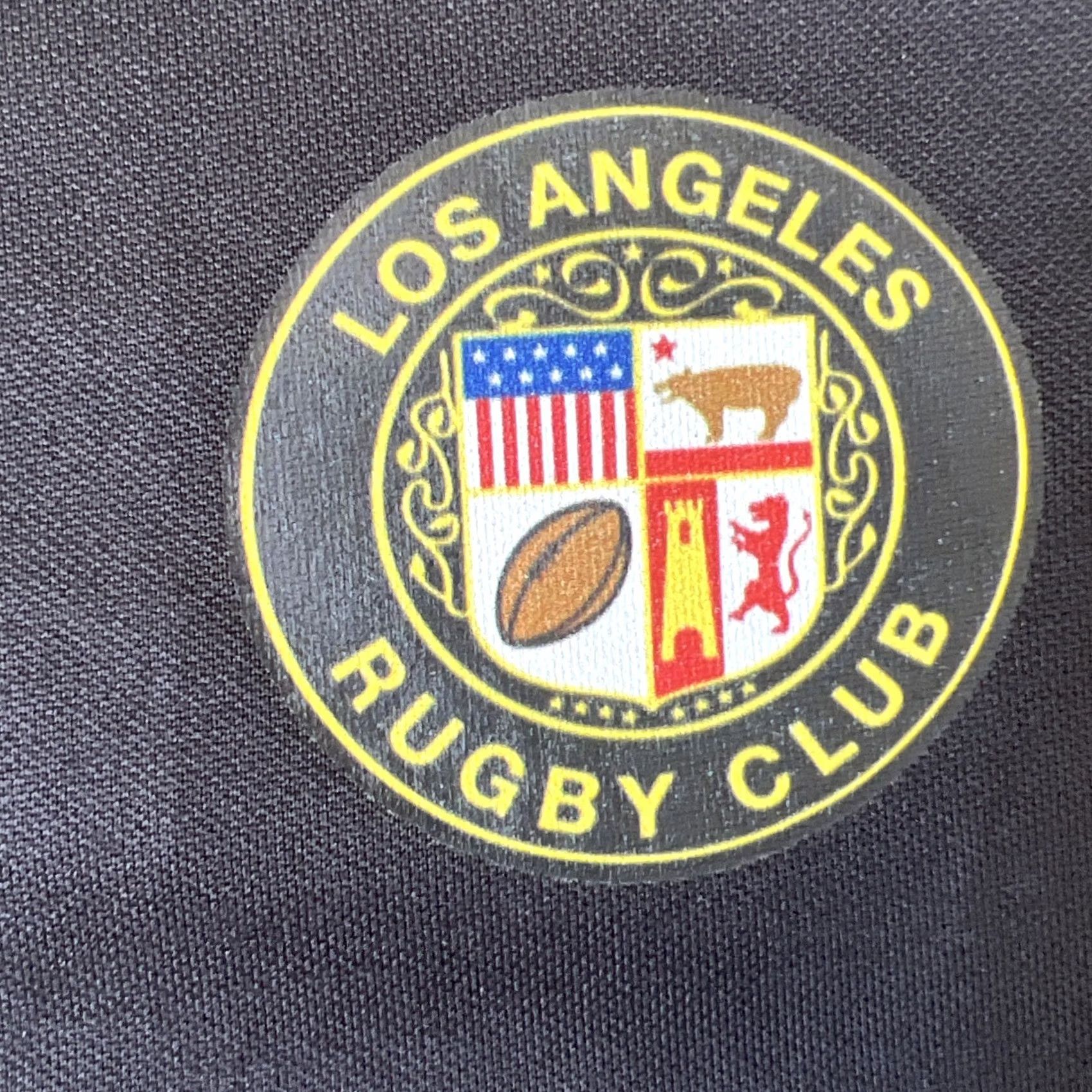 Adidas VINTAGE Adidas Polo Shirt Ladies Black Large Rugby Club Logo Limited Edition Double-Sided Size L / US 10 / IT 46 - 3 Thumbnail