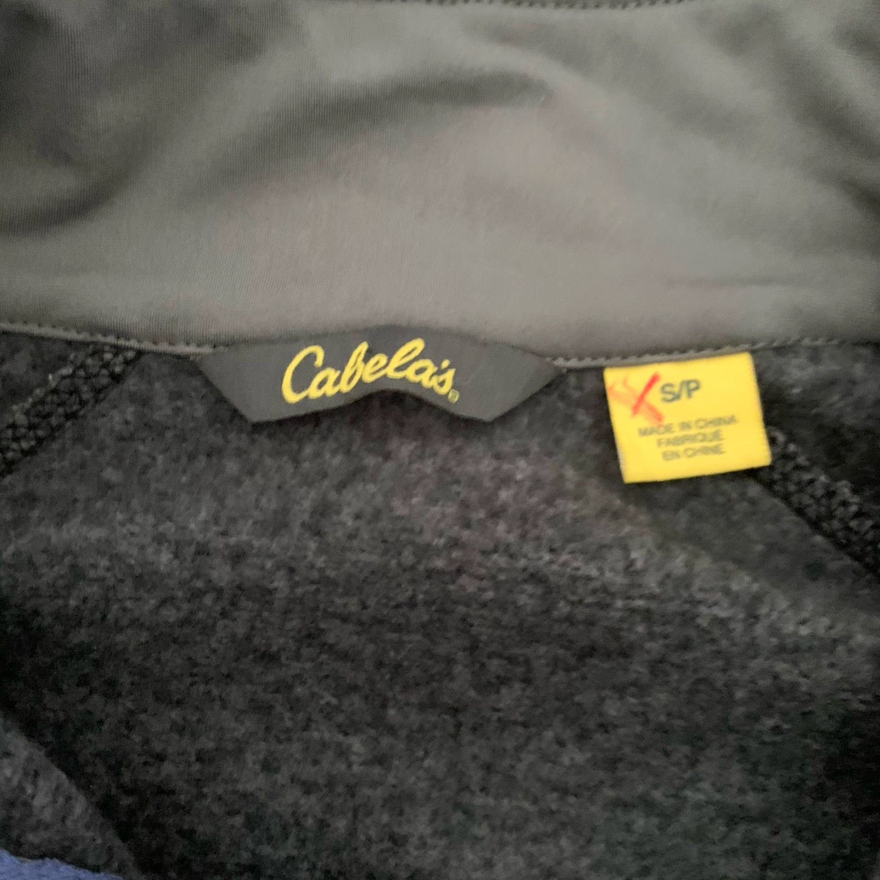Vintage Cabela's Jacket Womens Small Gray Fleece Lined Zip Pockets Outdoor All Seasons Regular Fit Shirt/Coat Size S / US 4 / IT 40 - 2 Thumbnail