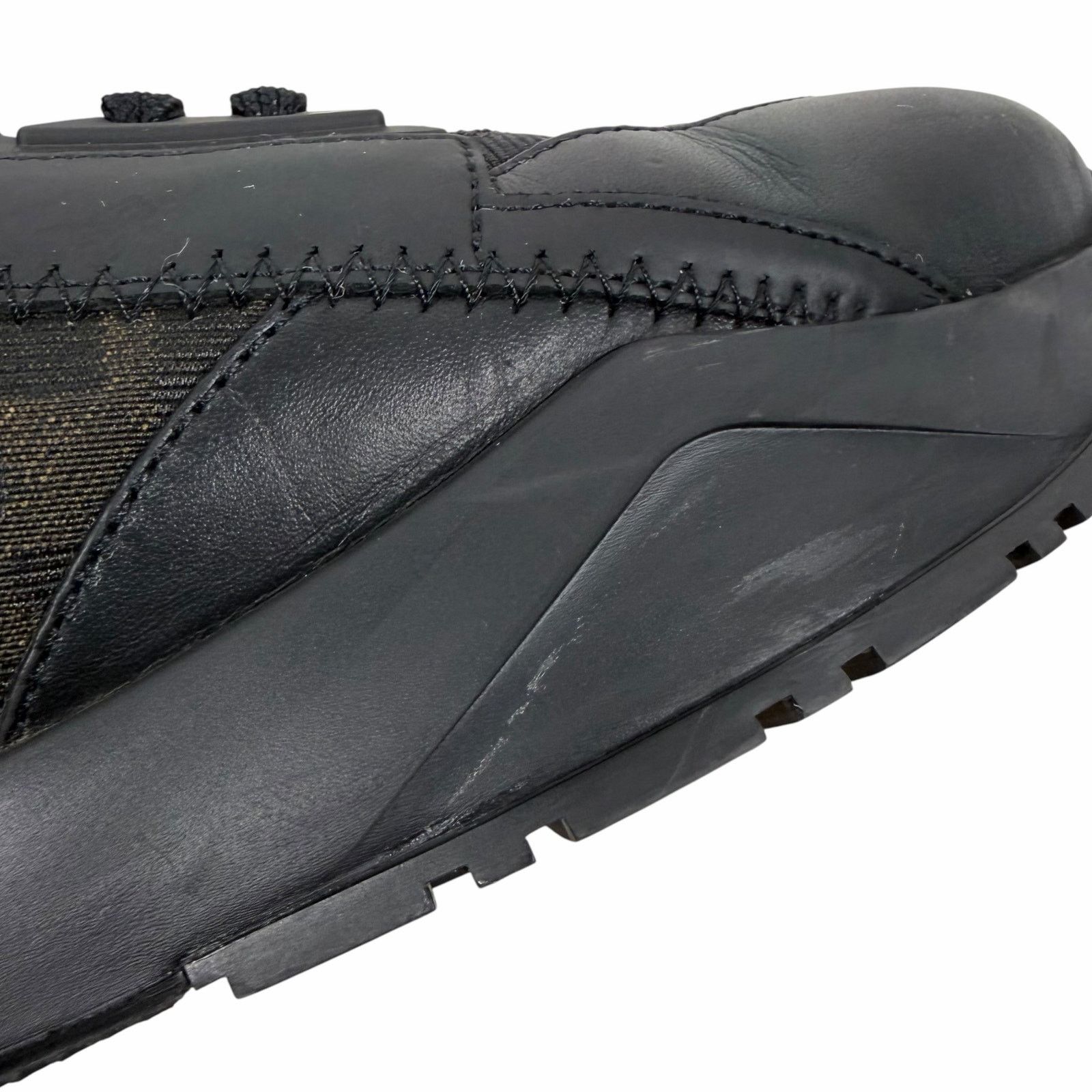 Fendi Flow Sneaker Zucca FF Logo Monogram Black Size 9 display picture 2