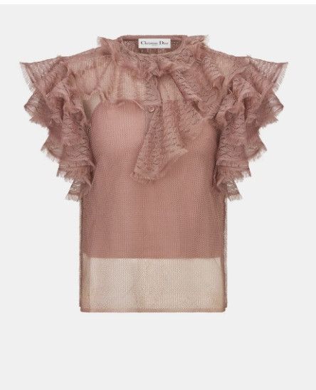 Dior o1w1db10924 Silk Sweater in Pink Size M / US 6-8 / IT 42-44 - 1 Thumbnail