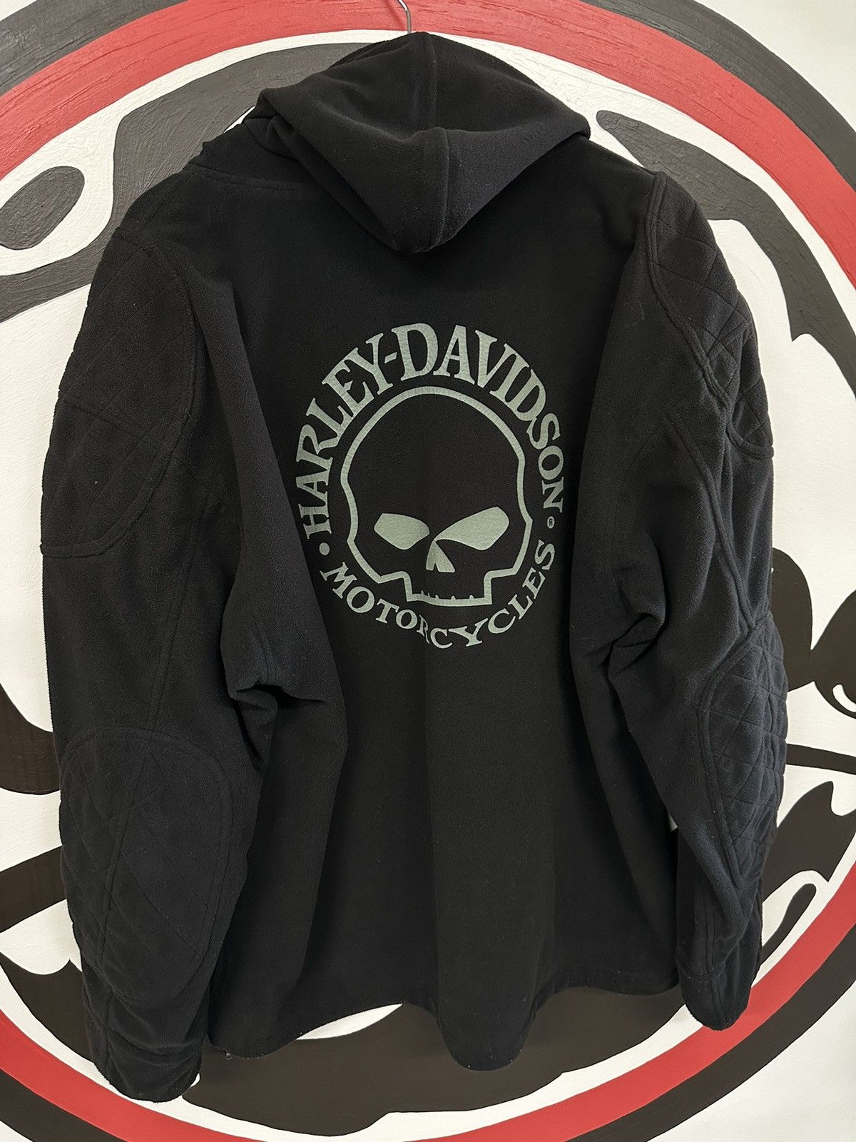 Harley Davidson × Vintage Vintage Y2K 00s Harley Davidson Skull Motorcycle Jacket Size US L / EU 52-54 / 3 - 4 Thumbnail