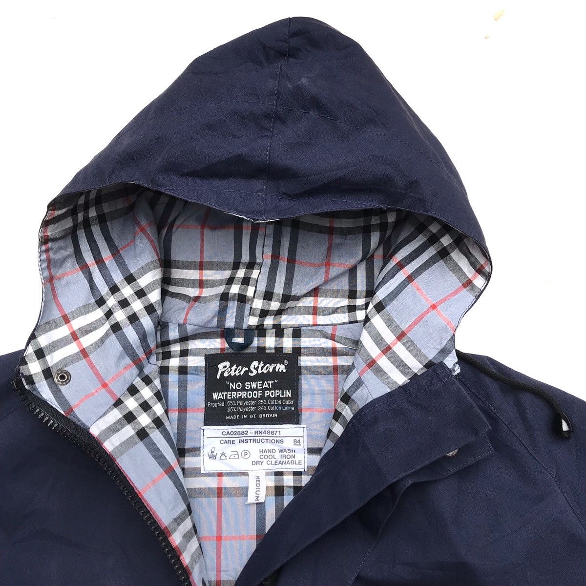 Vintage Peter Storm 70s Hunter hiking Jacket Big Pocket waterproof Size US L / EU 52-54 / 3 - 6 Thumbnail