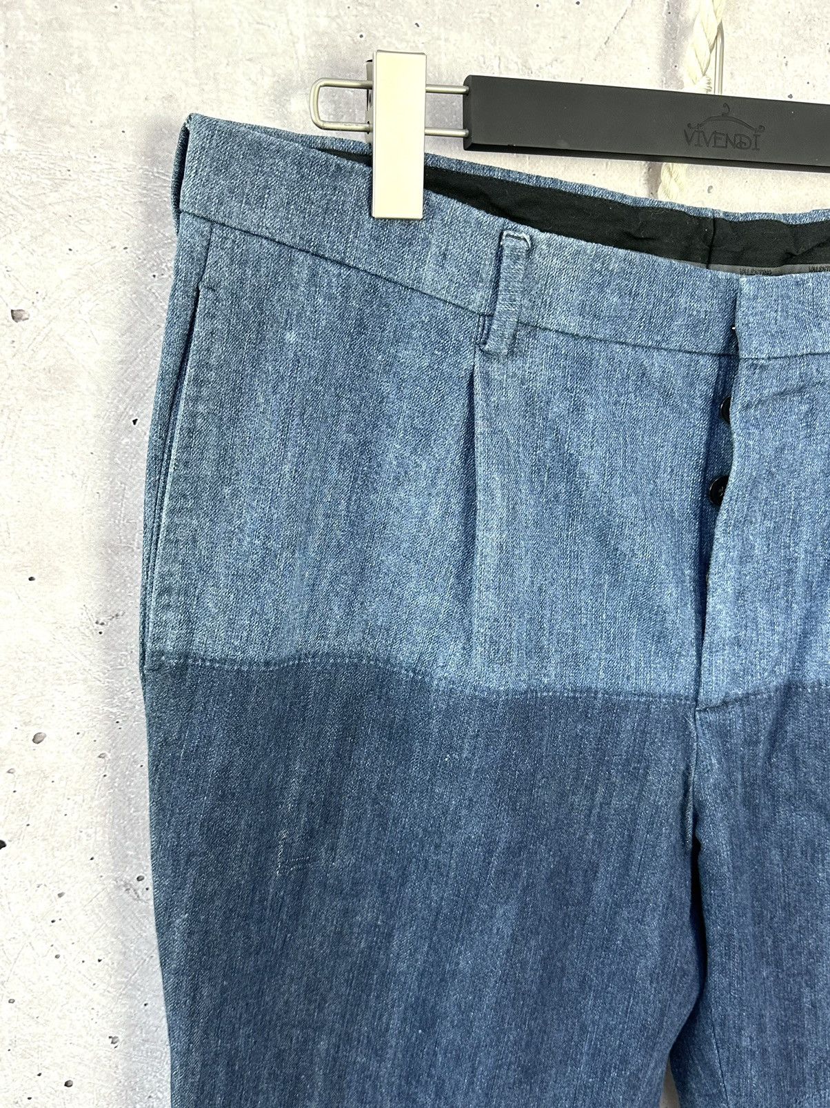 Valentino Valentino Made in Italy Two Tone Blue Men’s Denim Pants Size US 36 / EU 52 - 3 Thumbnail