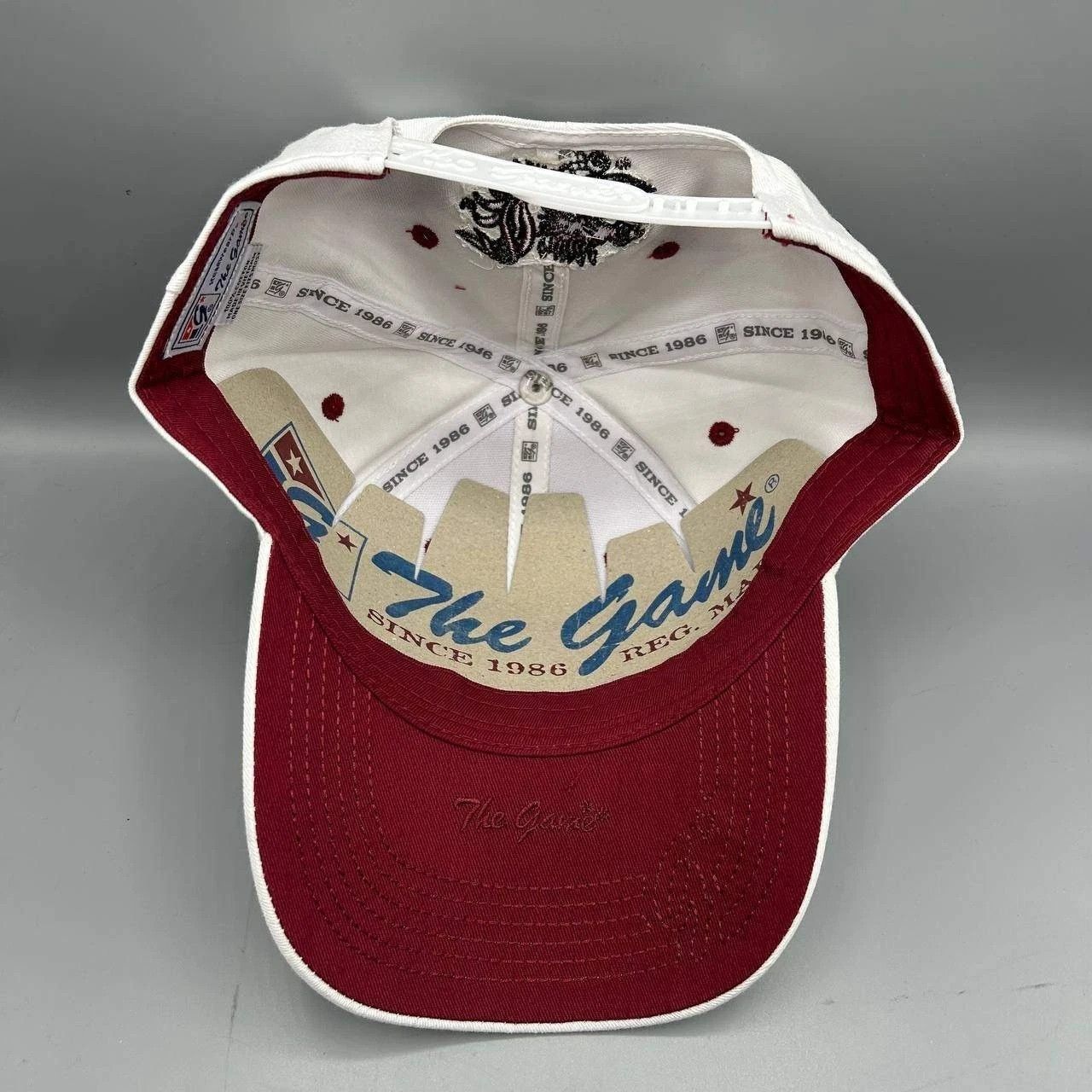 The Game South Carolina Gamecocks Hat Men White Red Snap Back Cotton Size ONE SIZE - 2 Thumbnail