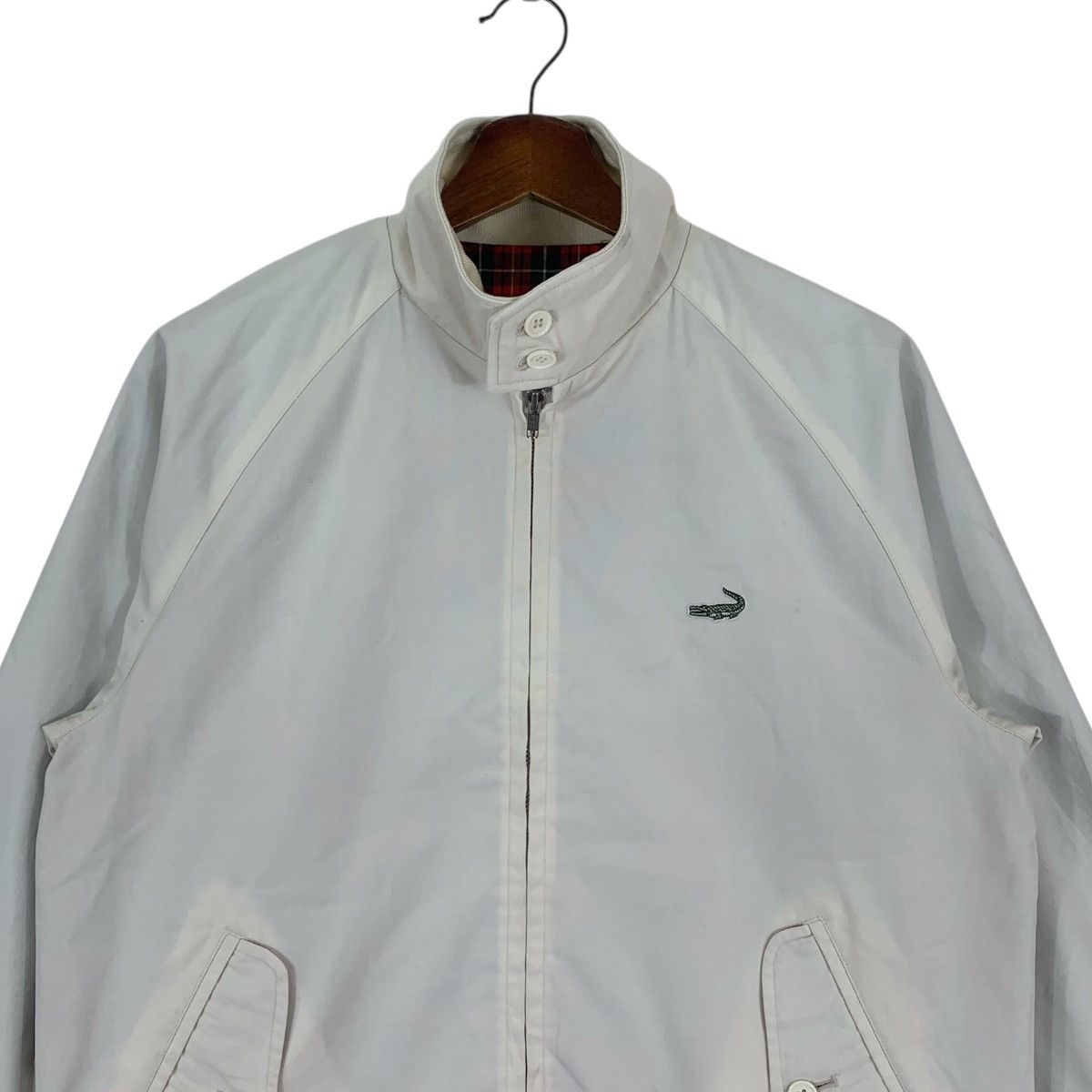 Vintage Vintage Crocodile White Full Zipper Jacket Size US M / EU 48-50 / 2 - 2 Thumbnail