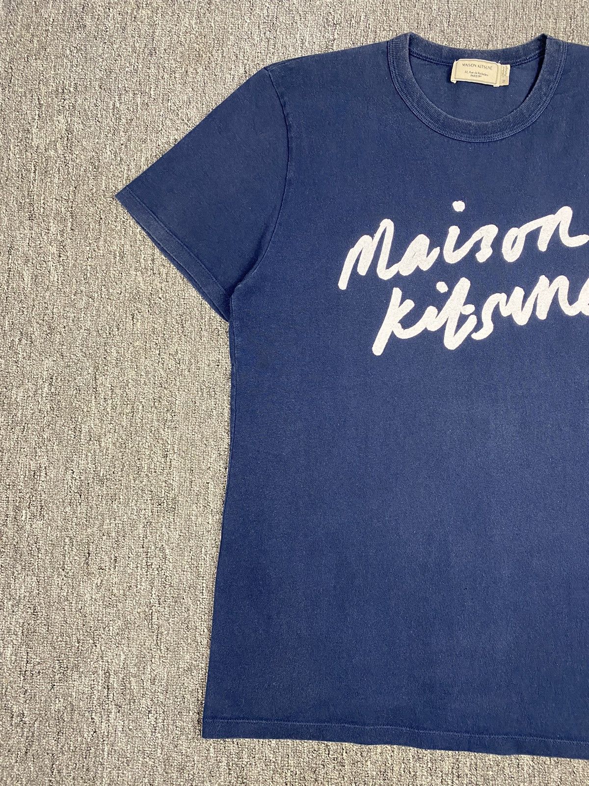 Maison Kitsune Classic Handwriting Tshirt Size US M / EU 48-50 / 2 - 7 Thumbnail