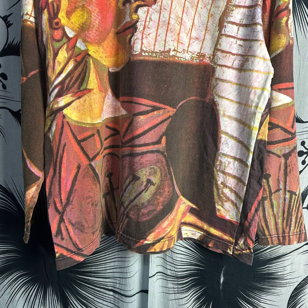 Vintage VINTAGE 1988 Pablo Picasso Dora Maar AOP Long Sleeve Shirt Size US XL / EU 56 / 4 - 3 Thumbnail