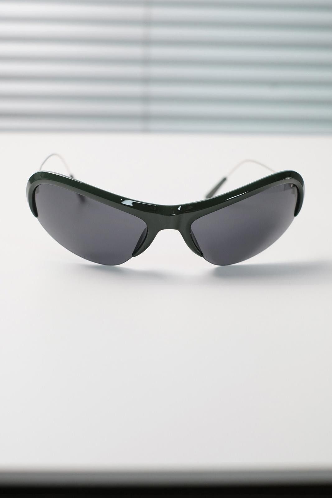 Other Y2k Vtg Avant Garde Futuristic Green Sunglasses Unisex OS Size ONE SIZE - 7 Thumbnail