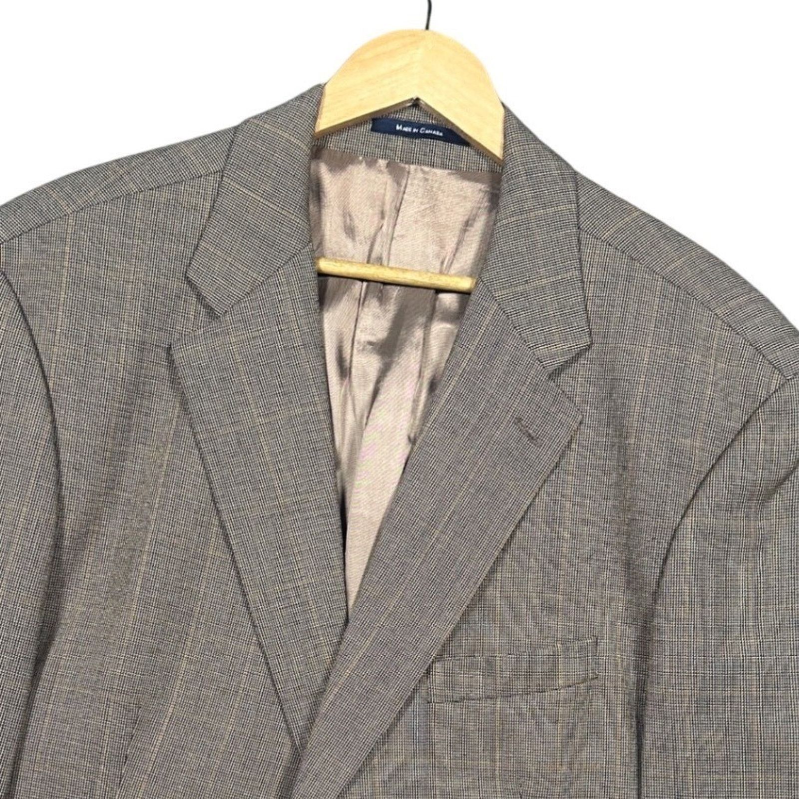 Ralph Lauren Ralph Lauren Blazer Mens 48R Grey 2-Button Sport Coat Size 48R - 4 Thumbnail