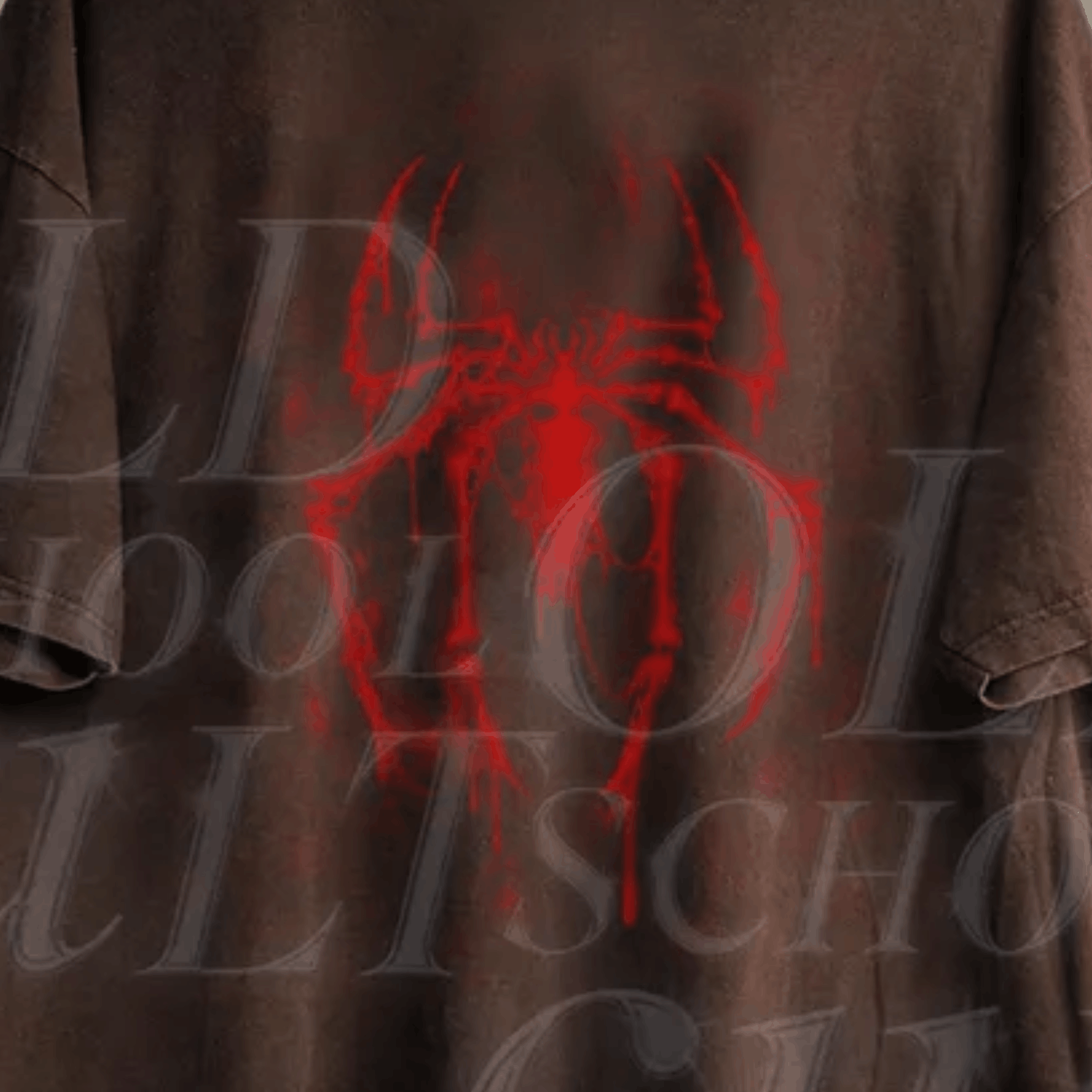 Japanese Brand × Vintage Vintage Spider Graphic Shirt, Pump Cover Spider Shirt Size US L / EU 52-54 / 3 - 2 Thumbnail