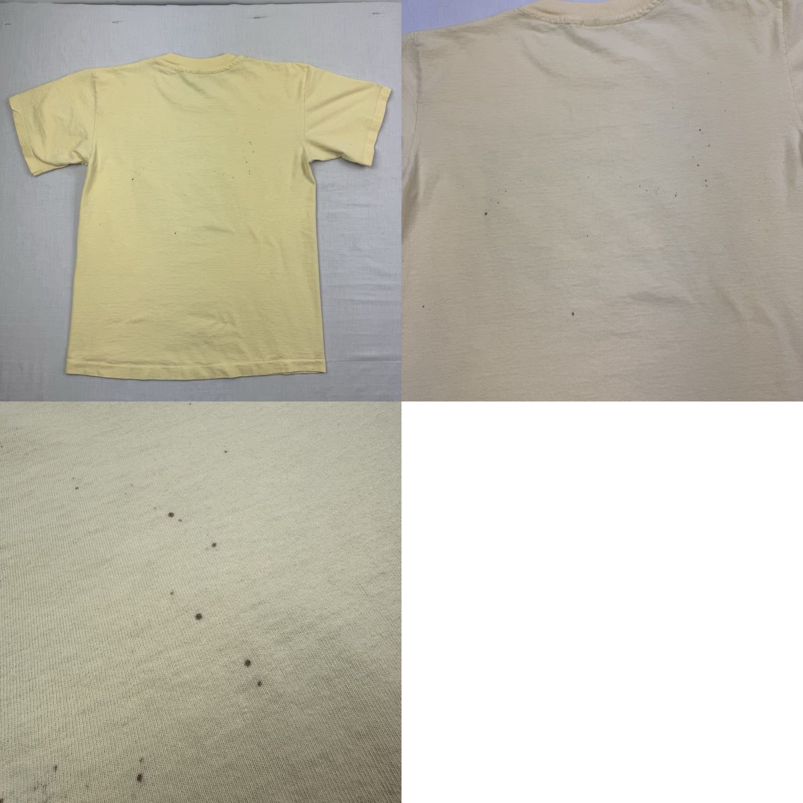 Anvil VINTAGE Fripp Island T Shirt Adult Medium Yellow 90s Beach USA Men Shirt Size US M / EU 48-50 / 2 - 9 Thumbnail