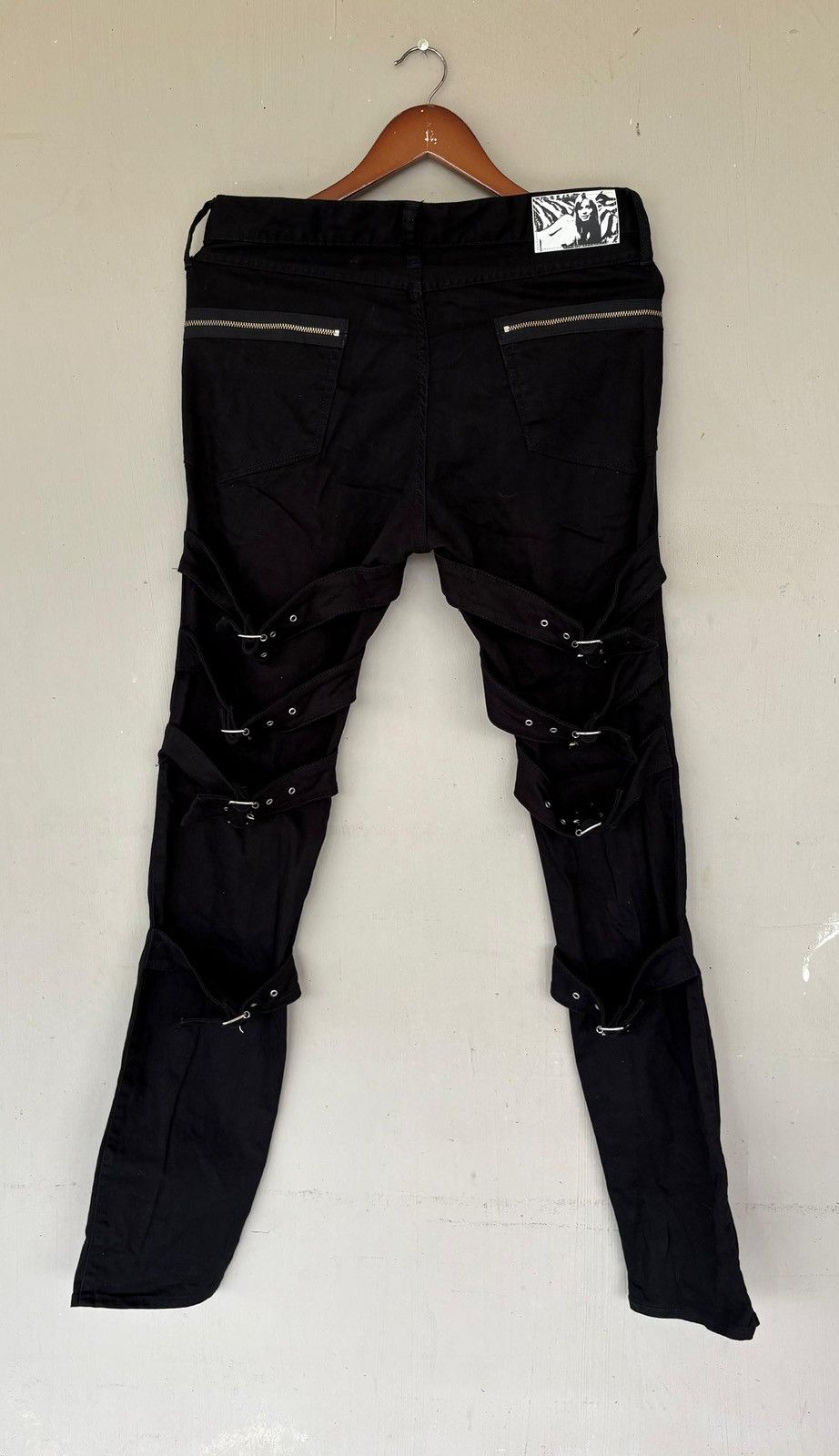 Hysteric Glamour VTG Hysteric Glamour Stretch Chino Bondage Slim Cotton Pants Size US 31 - 4 Thumbnail