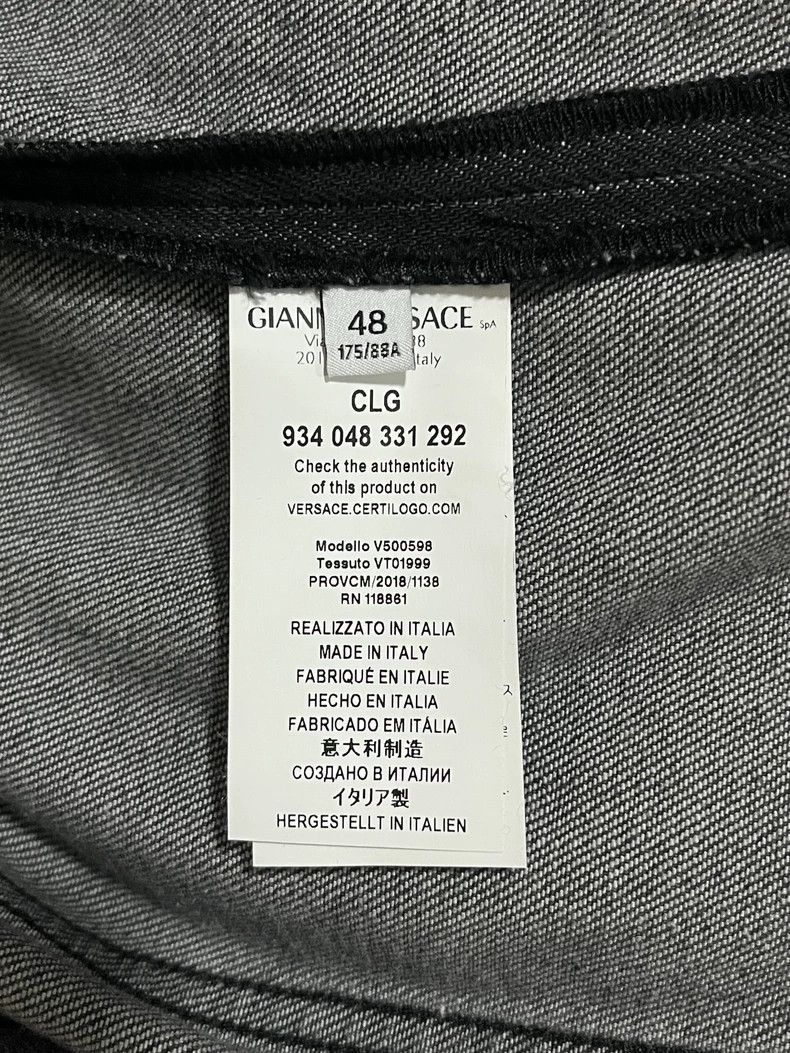 Versace Versace Denim jacket coat Size US L / EU 52-54 / 3 - 7 Thumbnail