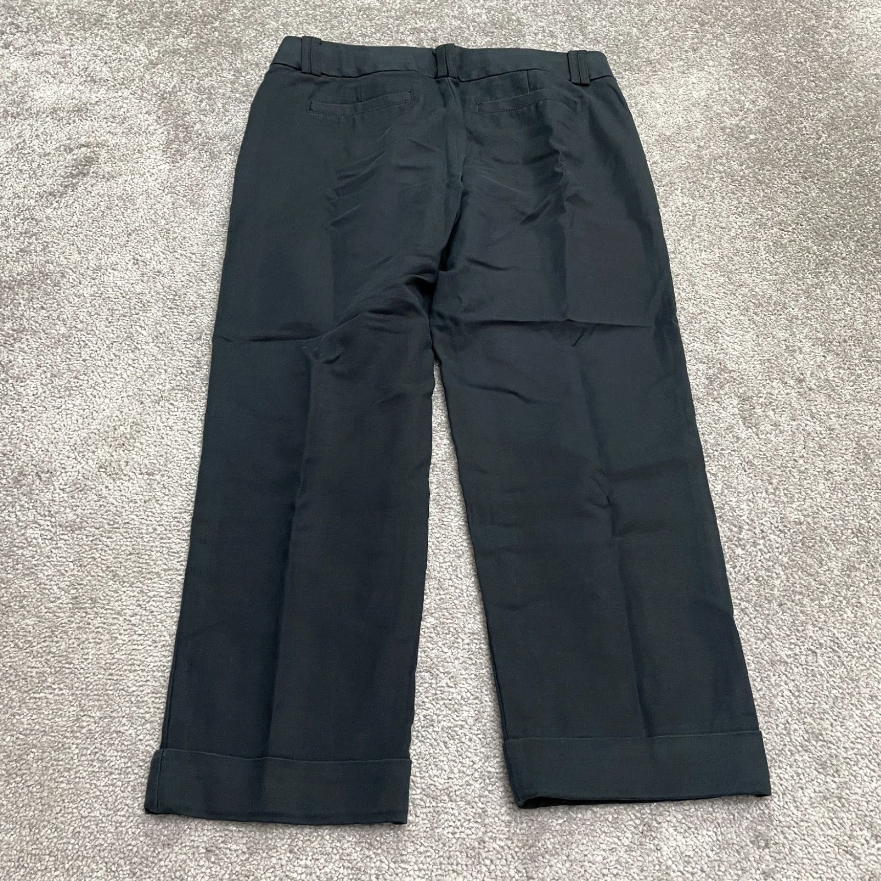 Banana Republic Banana Republic Martin-Fit Dress Pants Women 10 Black Straight 32x24.5 Casual City Preppy Mens Womens Size 32" / US 10 / IT 46 - 2 Thumbnail
