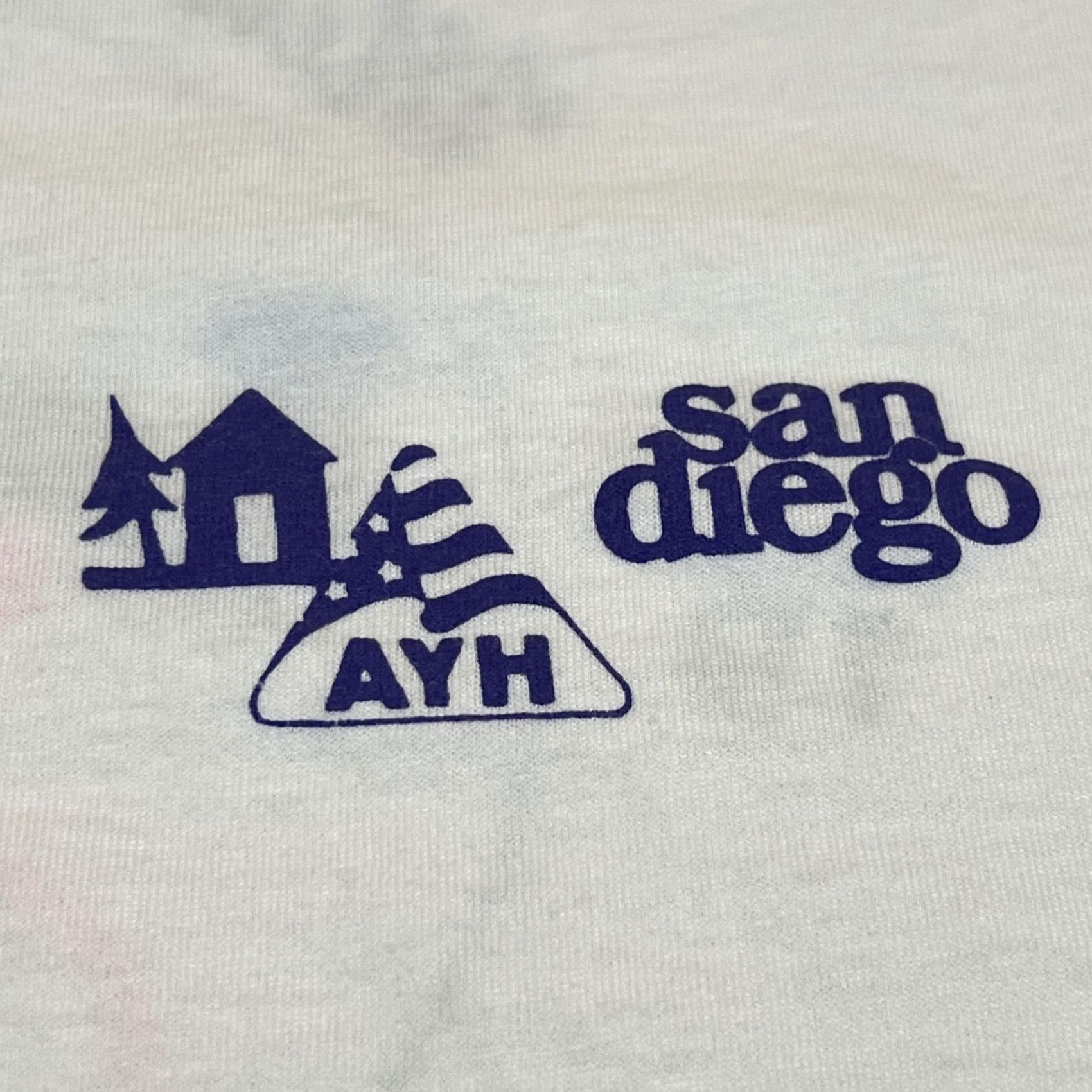Vintage VINTAGE San Diego T Shirt Men XL 1987 Midnight Madness Single Stitch Graphic Shirt White Cotton Blend Screen Stars Best Unisex Graphic Tee Mens XL Size US XL / EU 56 / 4 - 3 Thumbnail