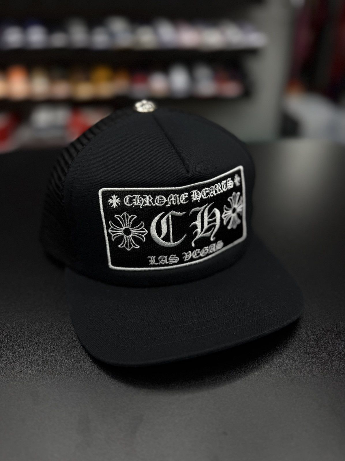 Chrome Hearts Chrome Hearts Welcome To Vegas Logo SnapBack New Size ONE SIZE - 3 Thumbnail