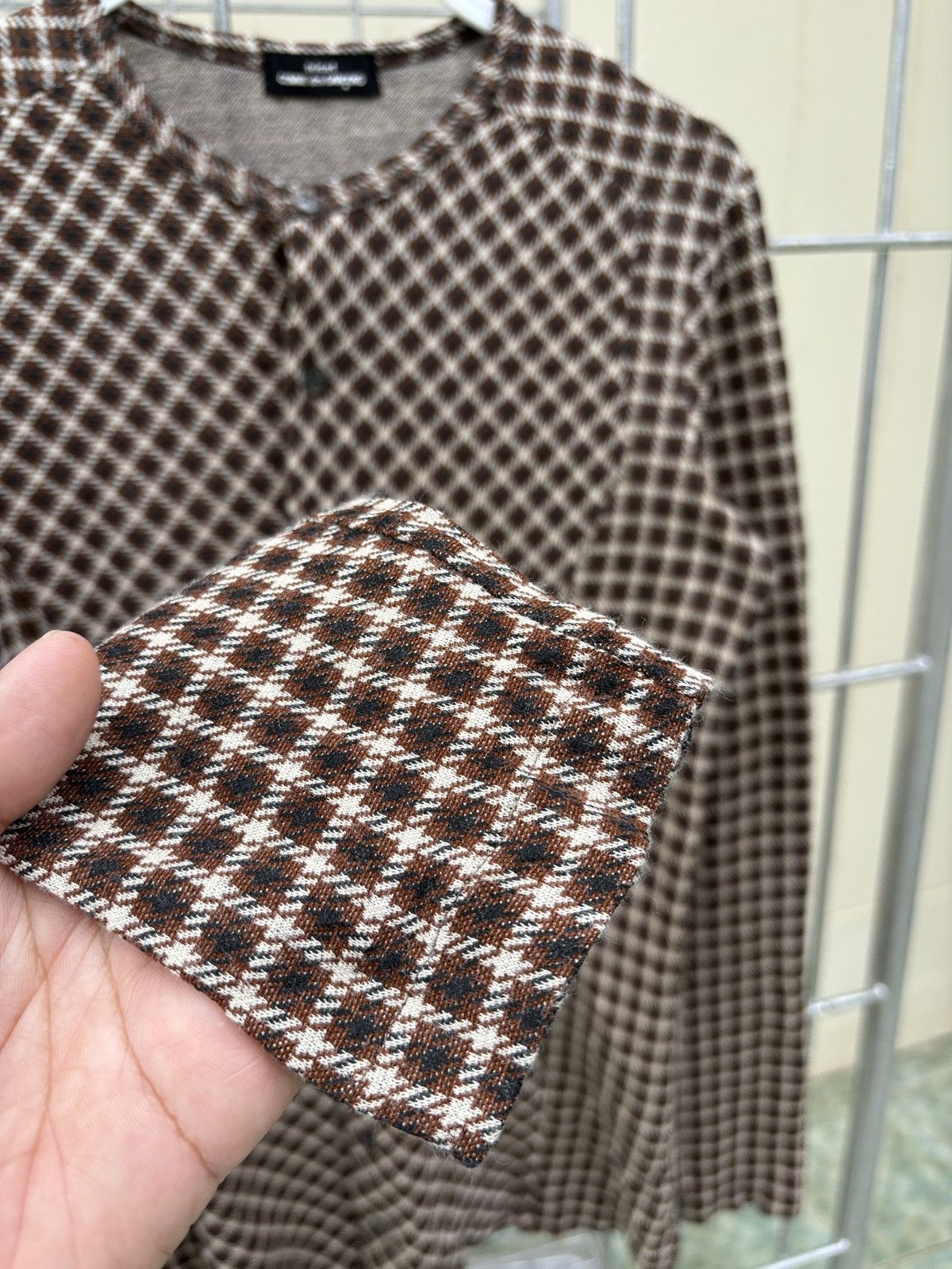 Tricot Comme des Garcons Comme des Garcons plaid bottom up long sleeves tee Size M / US 6-8 / IT 42-44 - 7 Thumbnail