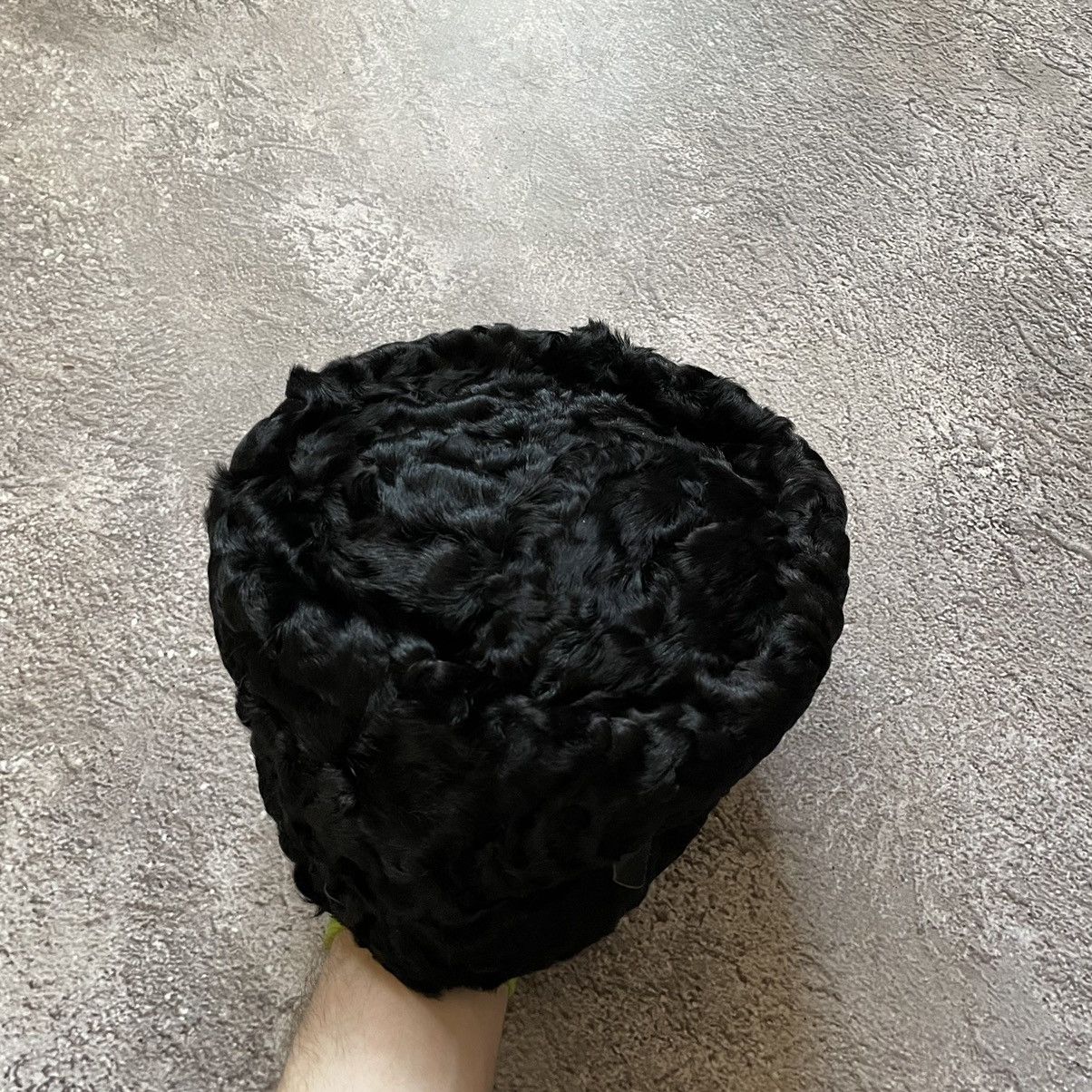 Vintage Vintage 90s Mohair Beanie Grunge Alt Black Slim Wide Leg OS Size ONE SIZE - 4 Thumbnail
