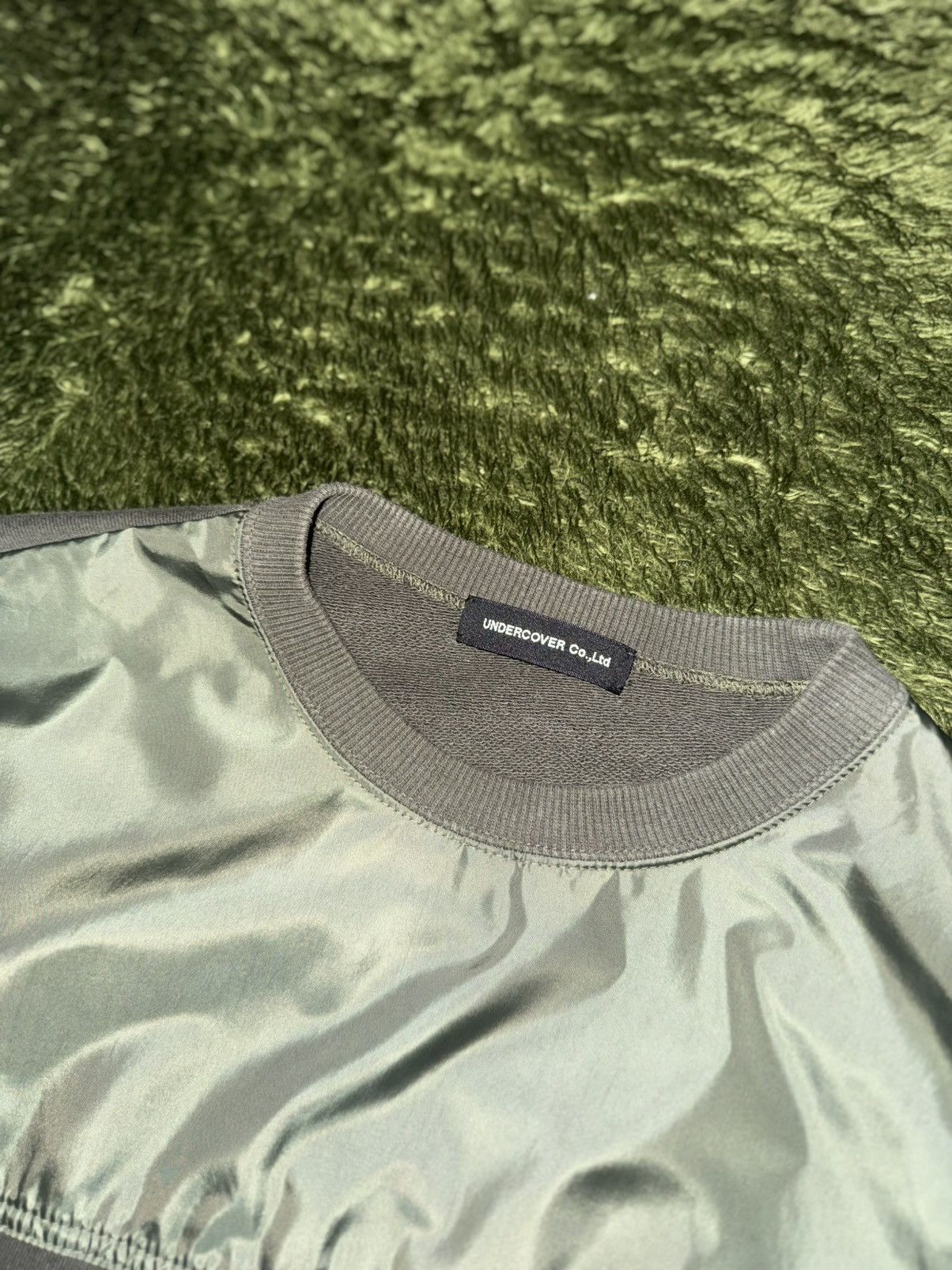 Undercover [3] UNDERCOVER Paneled Detail Sweatshirt Olive Size US M / EU 48-50 / 2 - 3 Thumbnail