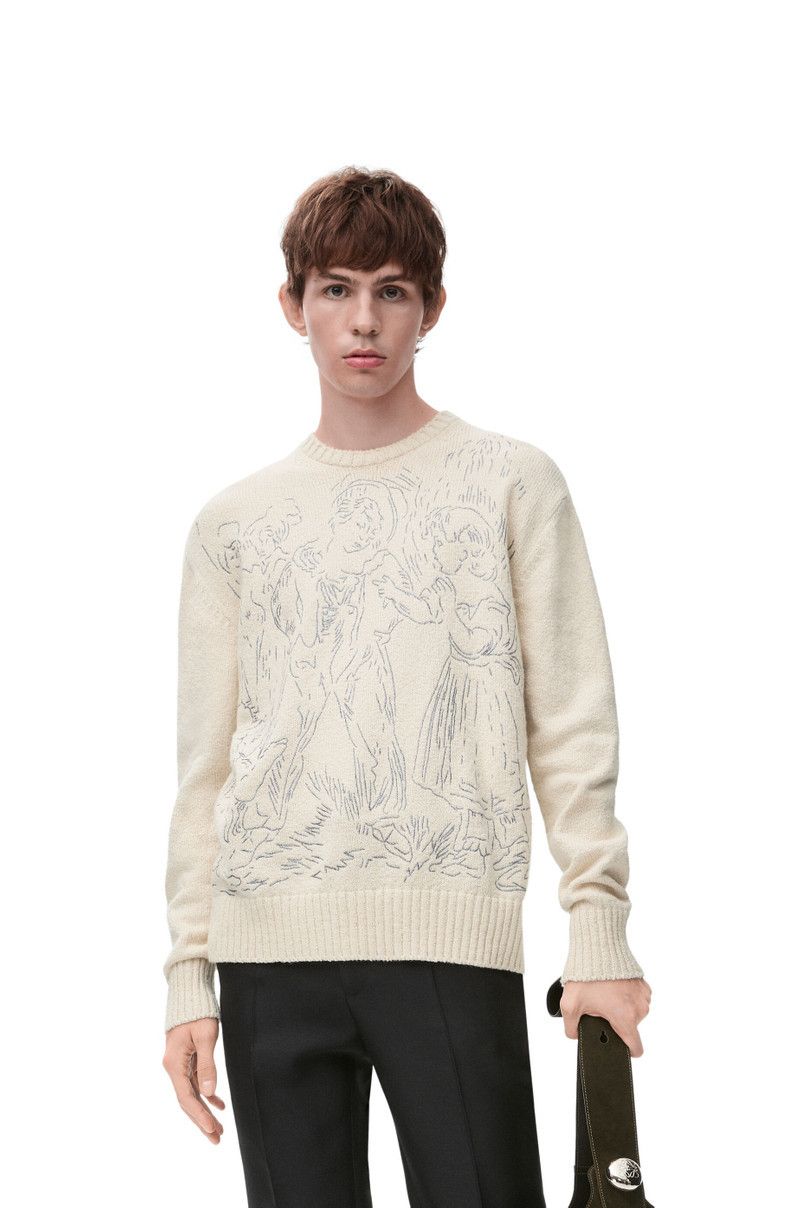 Loewe o1w1db10426 Sweaters in White Size US S / EU 44-46 / 1 - 3 Thumbnail