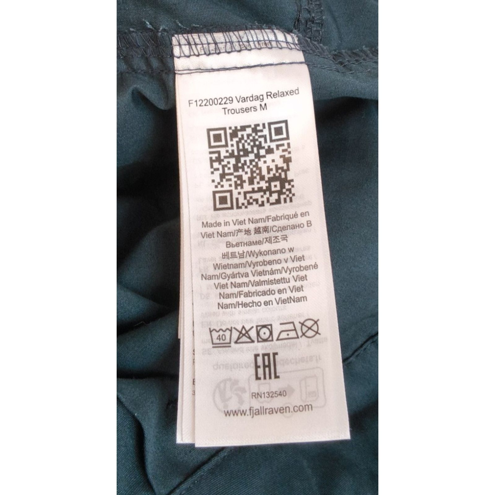 Fjallraven Fjallraven Vardag Relaxed Trousers Men's 42"x29" Navy Blue Size US 42 / EU 58 - 8 Thumbnail