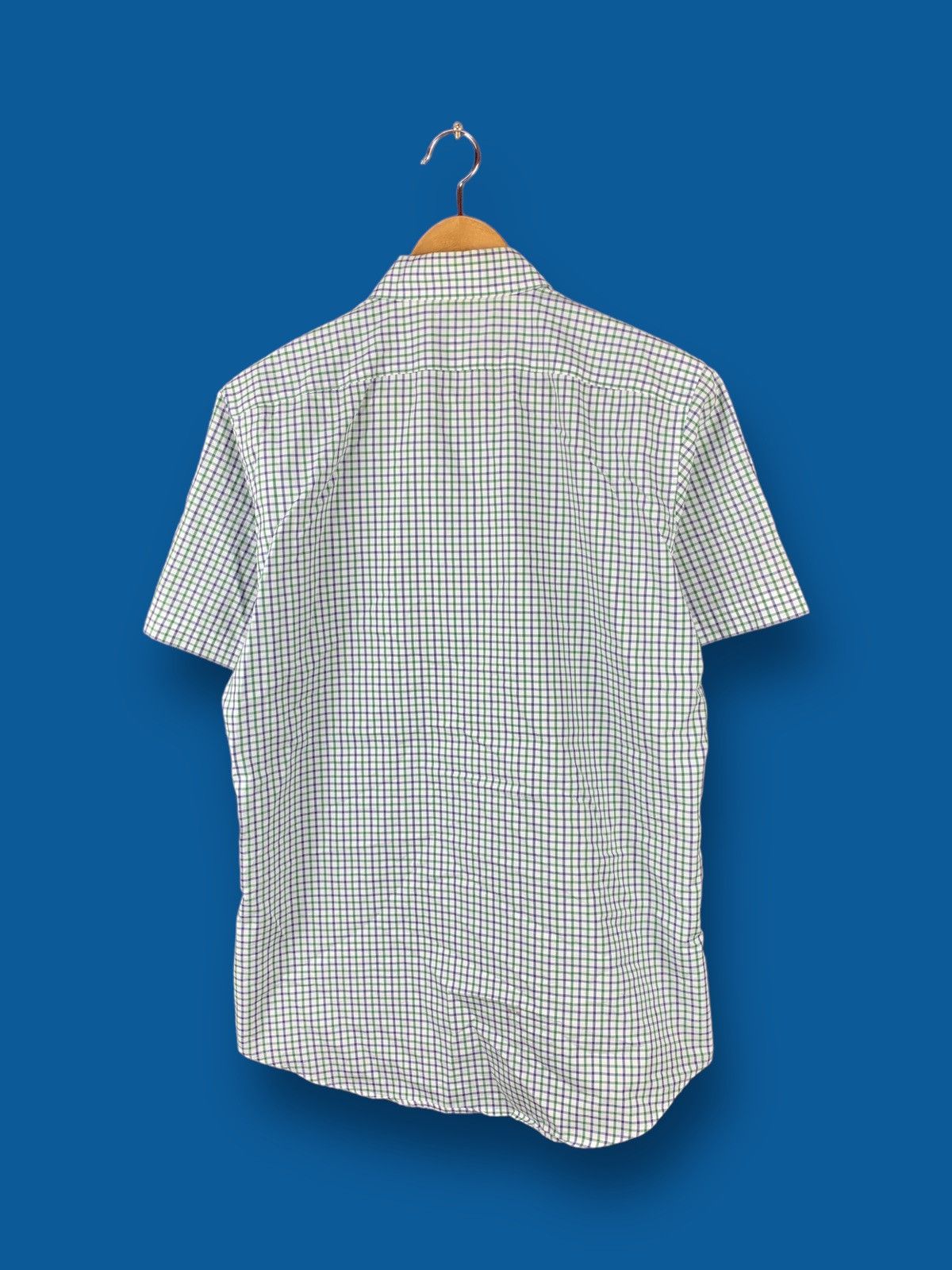 Japanese Brand × Uniqlo Steals! Uniqlo Slim Fit Button Up Shirt Small Checkered Size US M / EU 48-50 / 2 - 2 Thumbnail