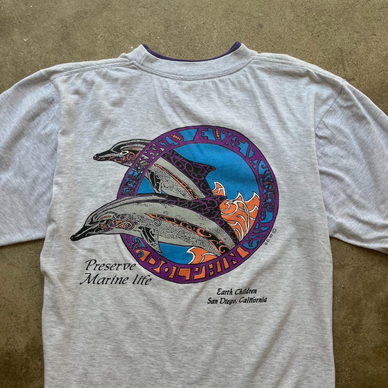 Other ALL FIT dolphin graphic t-shirt Size US XL / EU 56 / 4 - 4 Thumbnail
