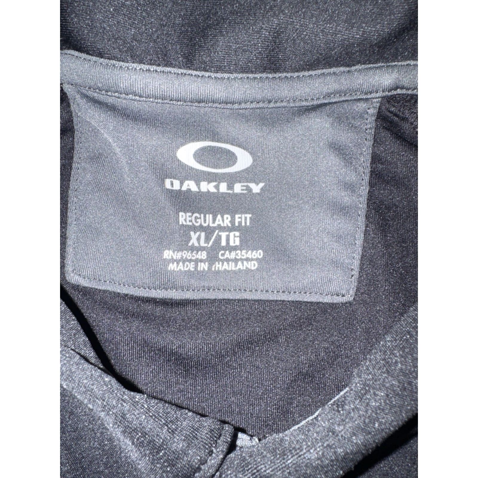 Oakley Oakley Golf Polo Shirt Black XL Men Polo Short Sleeve Collared Breathable Lightweight Regular Fit Golf Shirt Size US XL / EU 56 / 4 - 3 Thumbnail