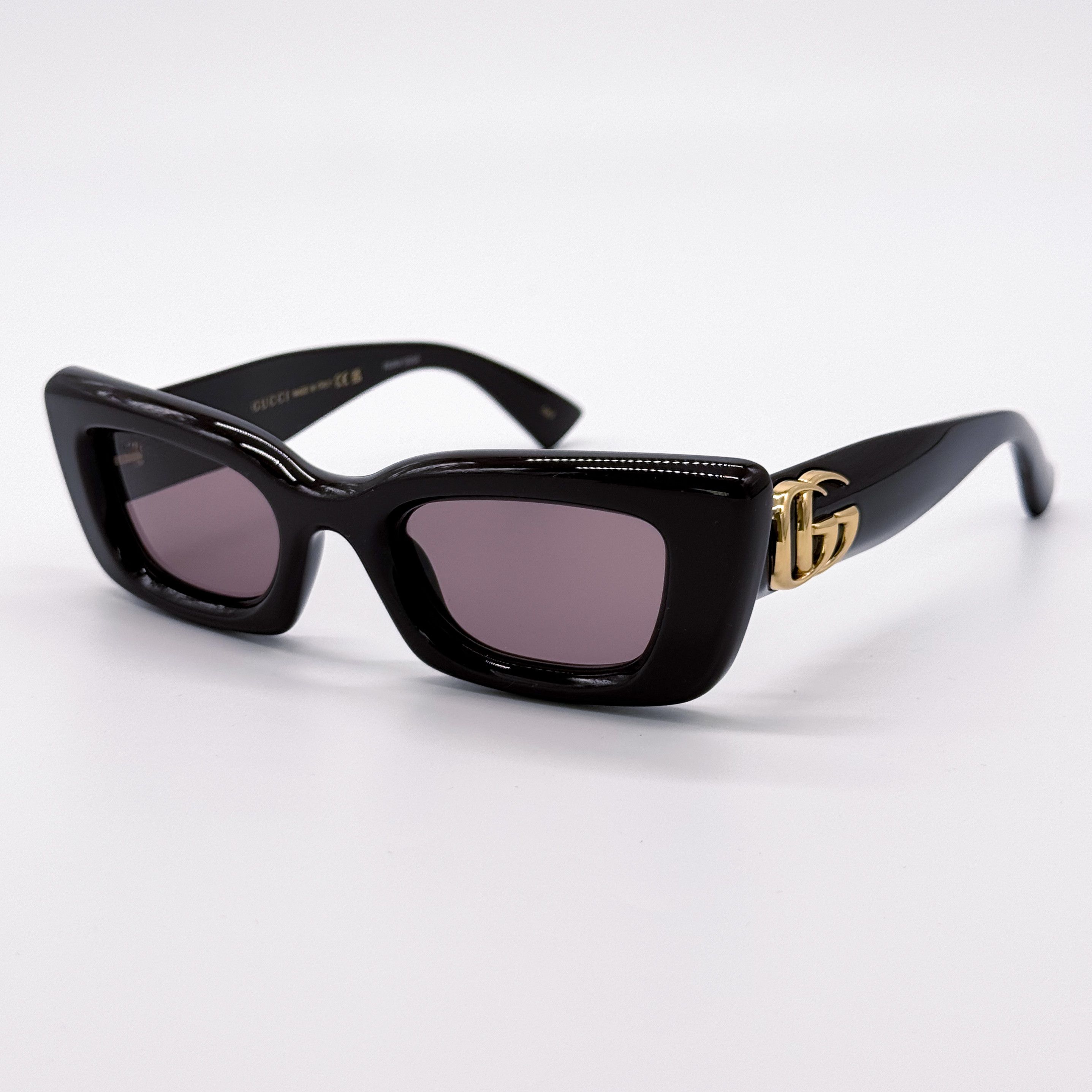 Gucci NEW GUCCI GG1827S 004 SHINY BROWN/VIOLET WOMEN SUNGLASSES Size ONE SIZE - 3 Thumbnail