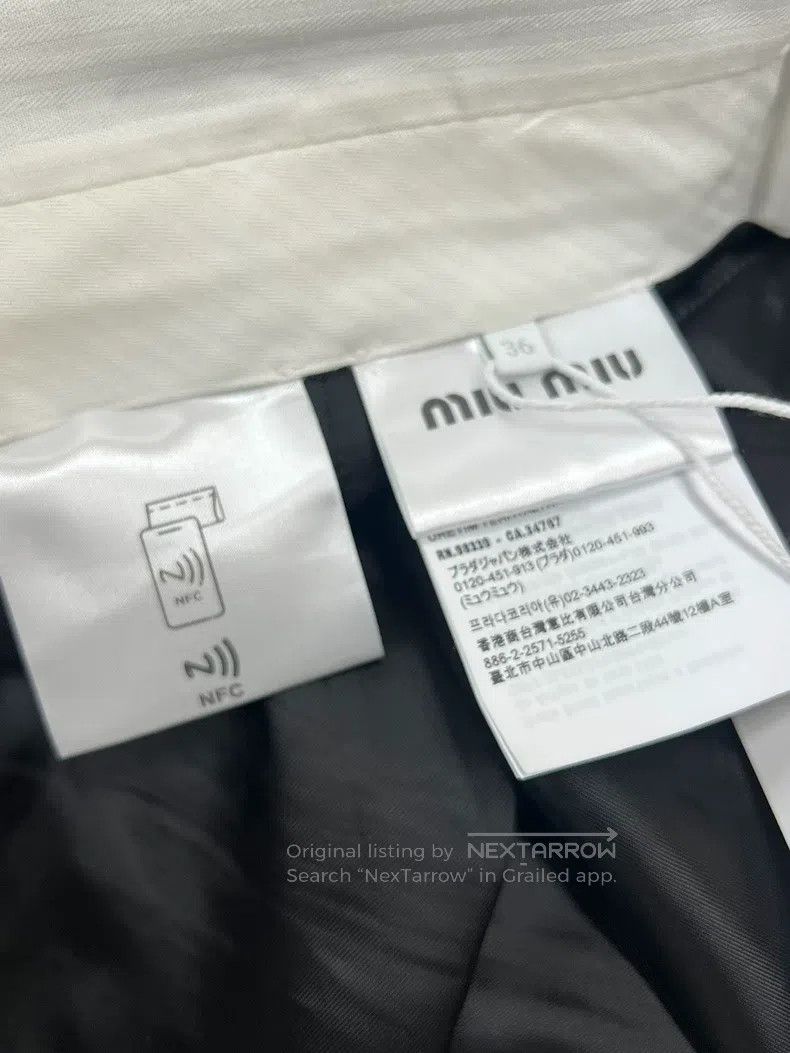 Miu Miu Miu Miu 36 Graphite grey shorts Size 24" / US 00 / IT 34 - 4 Thumbnail