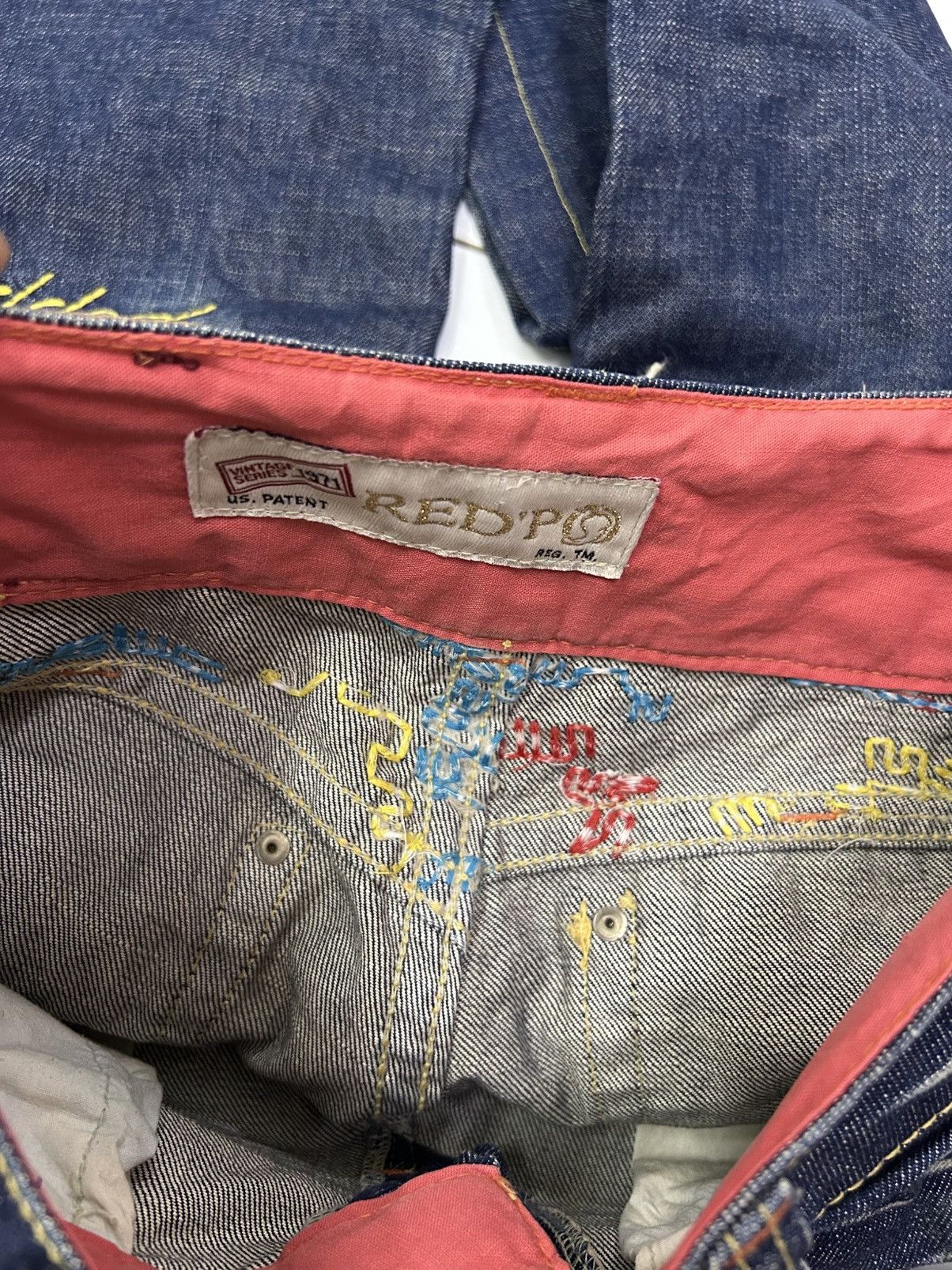Japanese Brand × Vintage Vintage Red Pepper US Patent Denim Sand Wash Ripped Jeans Size US 27 - 20 Thumbnail