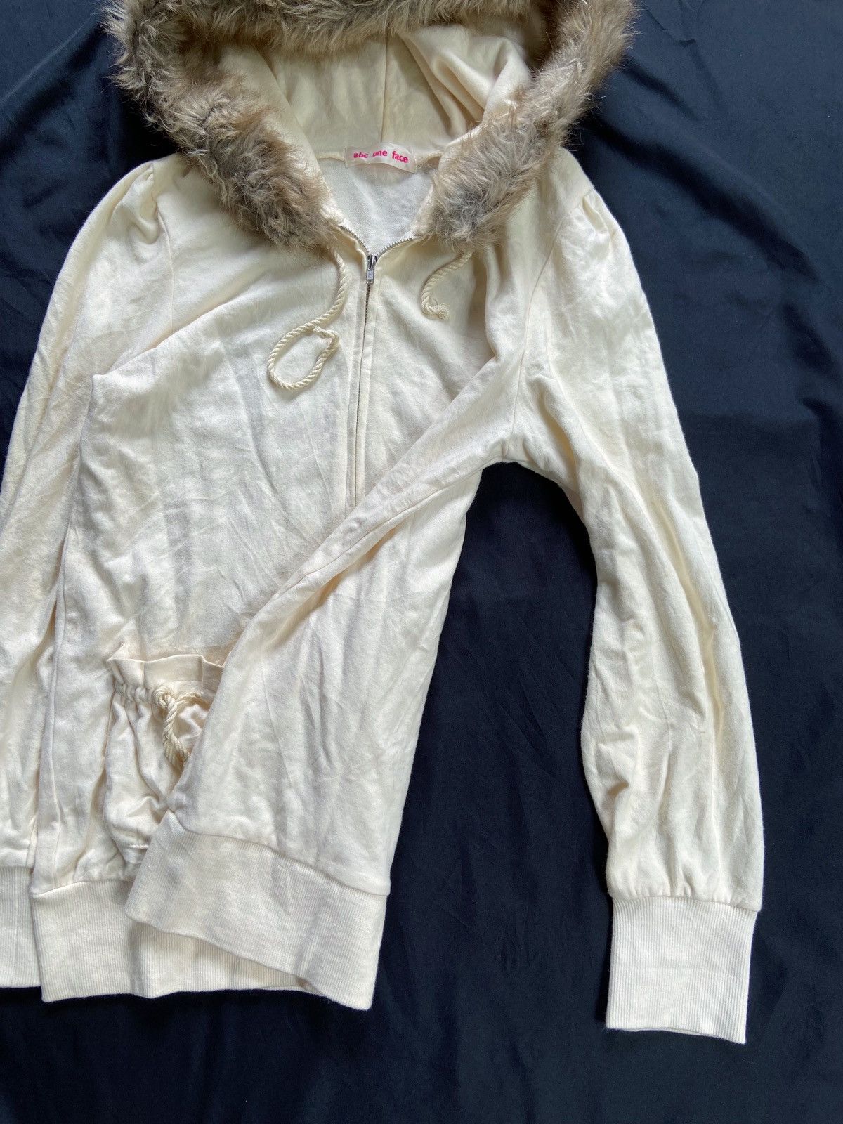 20471120 JAPANESE ABC UNE FACE FAUX FUR ZIP HOODIE Size US S / EU 44-46 / 1 - 2 Thumbnail