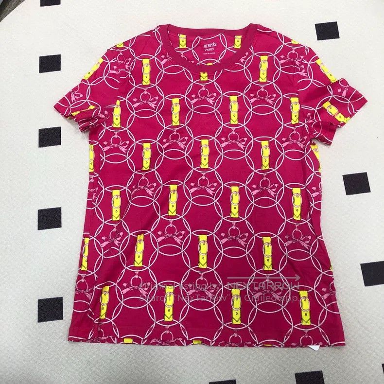 Hermes Hermes Pink Pig Nose Short Sleeve Size XXS / US 00 / IT 34 - 1 Thumbnail