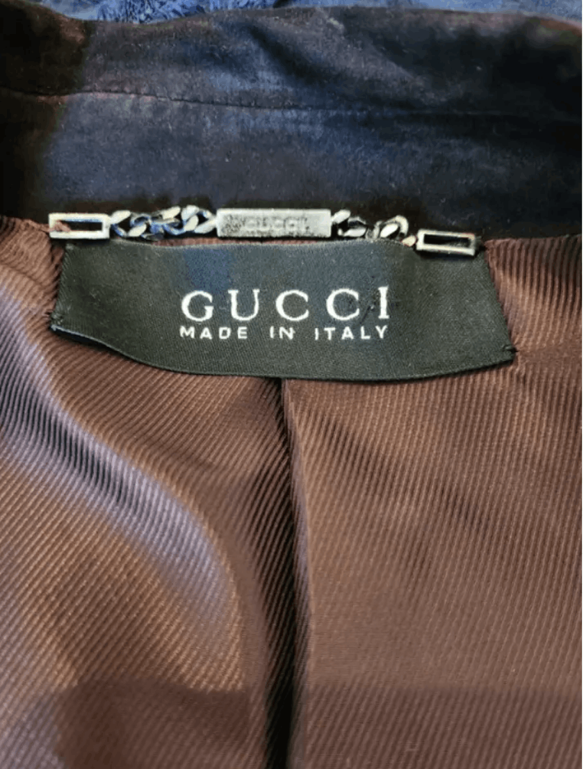 Gucci Gucci Blazer Leather Coat Jacket Biker Tom Ford Era EX0005 Size S / US 4 / IT 40 - 4 Thumbnail