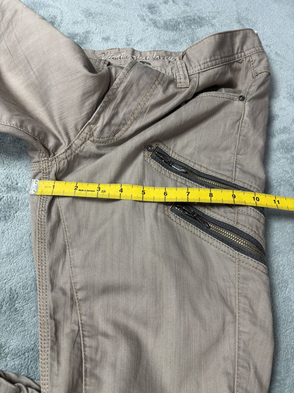 Japanese Brand Nicole Club Men Zipper Flared Pants. S0152 Size US 29 - 11 Thumbnail