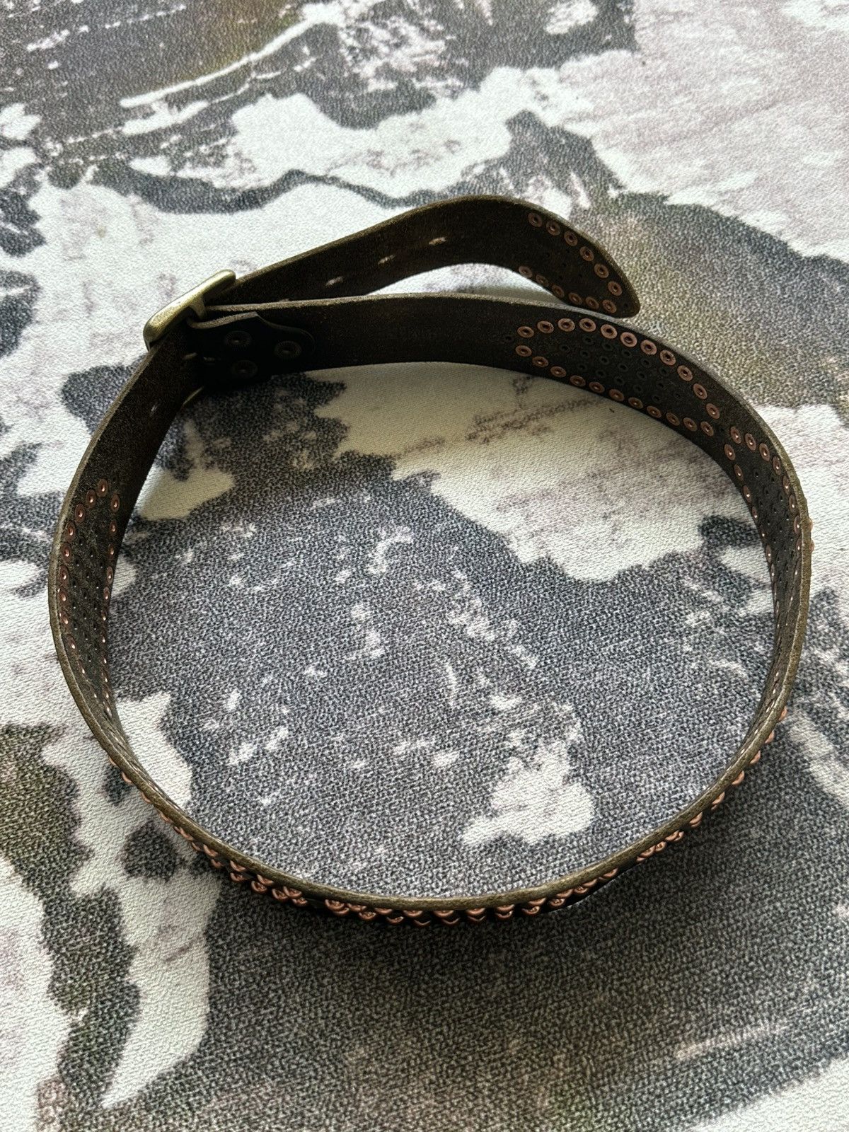 Tete Homme 2000's HALB by Tete Homme studded leather belt Size ONE SIZE - 11 Thumbnail