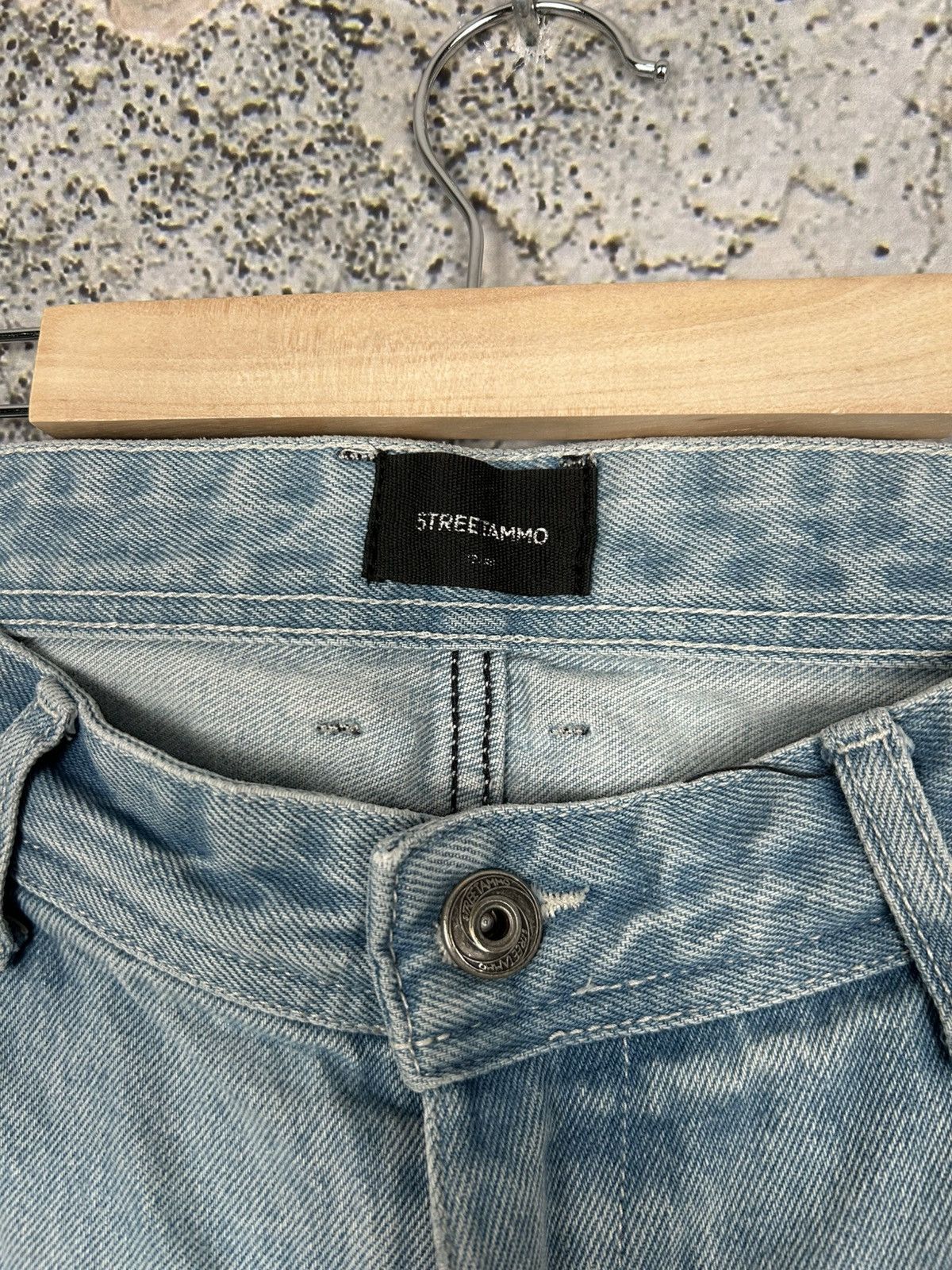 Other Vintage Light Stone Wash Denim Pants Baggy Skateboarding Size US 32 / EU 48 - 6 Thumbnail