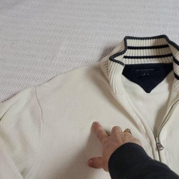 Tommy Hilfiger Tommy Hilfiger Vintage Embellished Embroidered Zippered Long Size US XL / EU 56 / 4 - 5 Thumbnail
