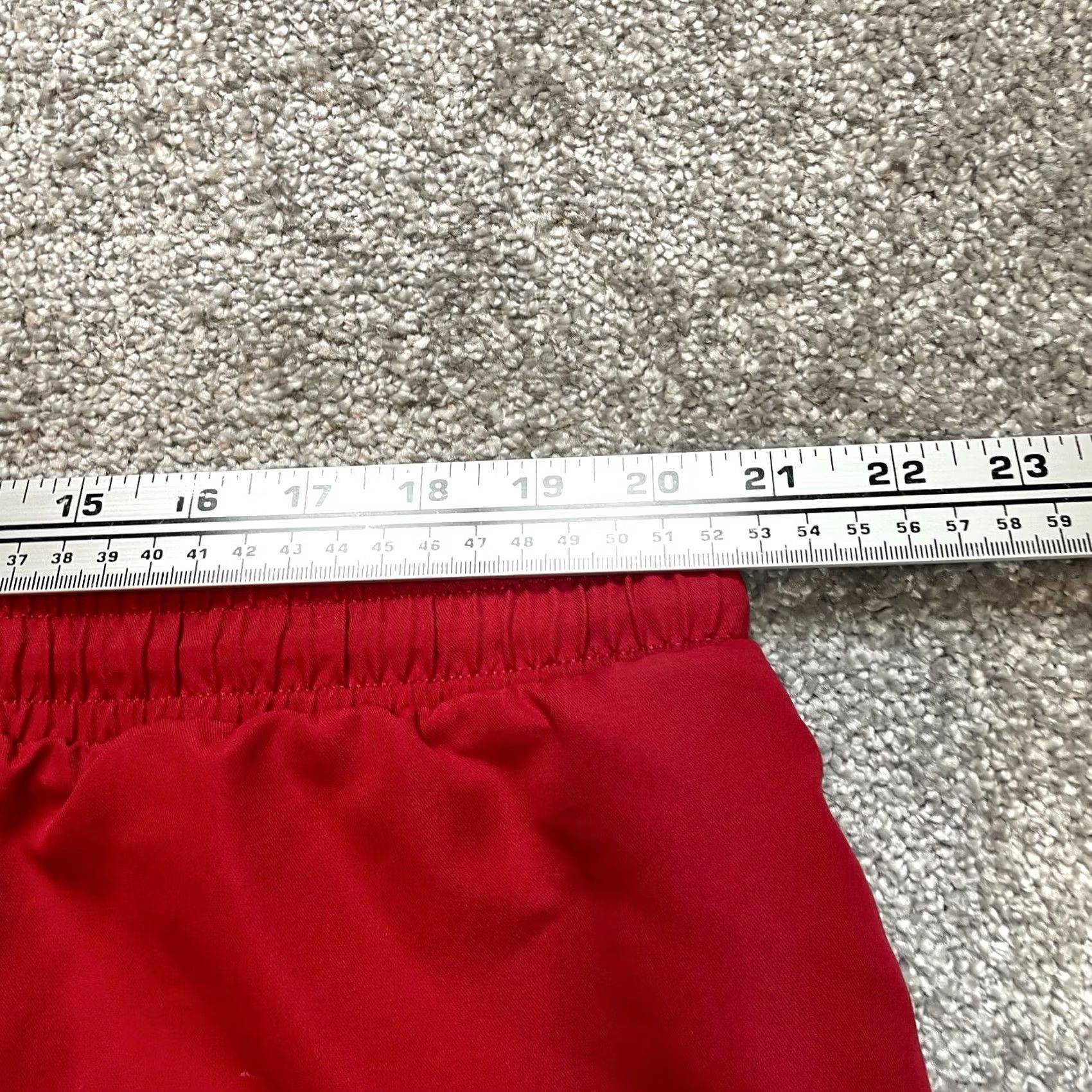 Vintage BCG Athletic Shorts Womens 2XL Red Lightweight Running Drawstring Pockets Sport Size 28" / US 6 / IT 42 - 5 Thumbnail