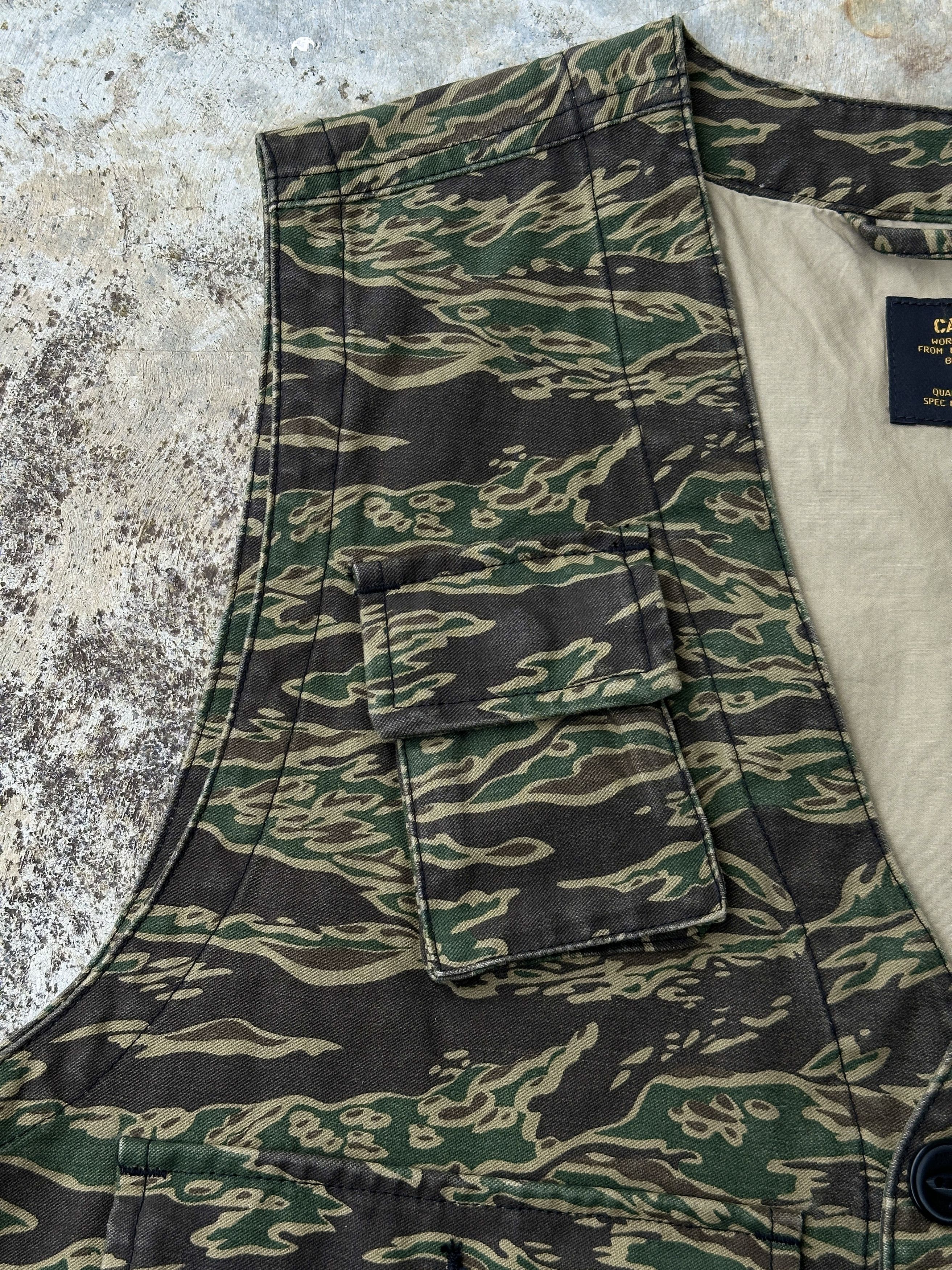 Carhartt Wip Carhartt WIP Tiger Camo Utility Army Cargo Military War Vest Size US L / EU 52-54 / 3 - 6 Thumbnail