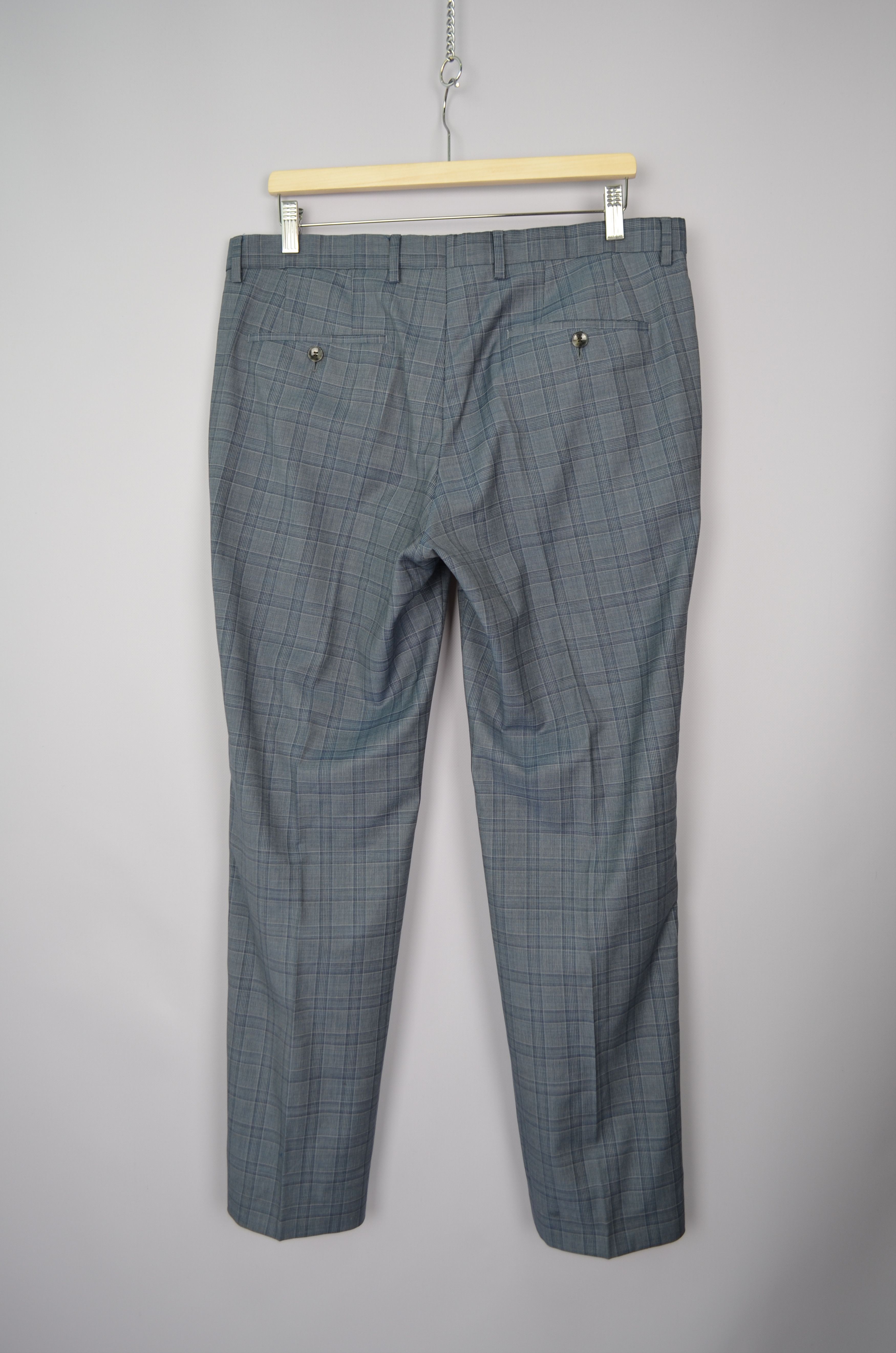 Hugo Boss Hugo Boss Check 100% Wool Pants Trousers Size 50 W32 L30 Size US 32 / EU 48 - 5 Thumbnail